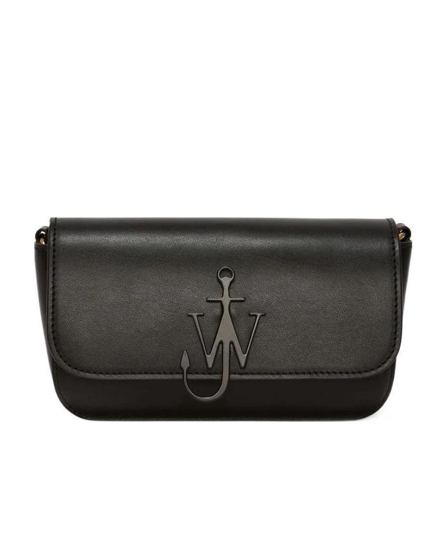 JW ANDERSON Chain Baguette Anchor Bag In Black Product Image