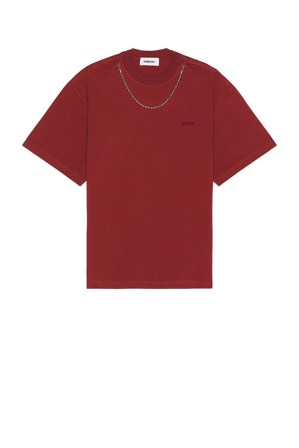 Ambush Ballchain T-shirt in Brown Product Image