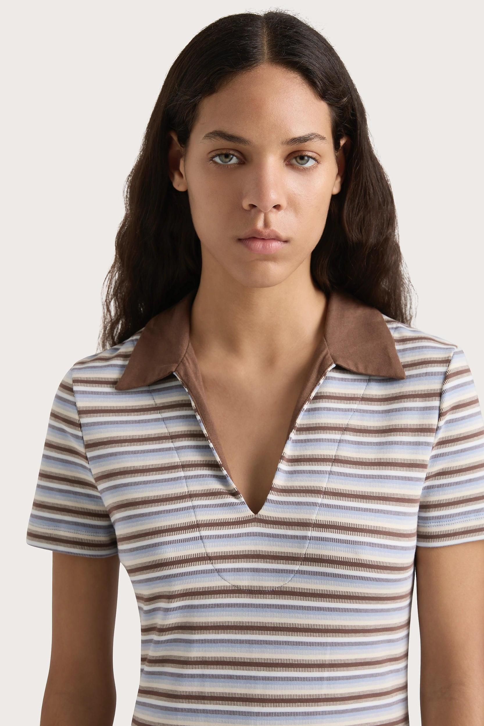 Tiesse Maxi Dress Blue Stripe Product Image