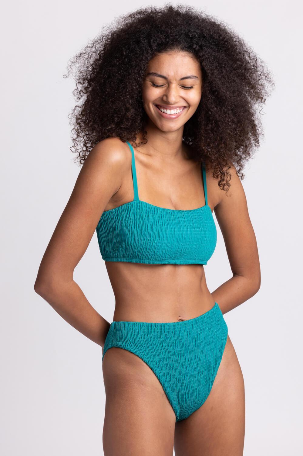 Hazel Smocked Bikini Bottom Product Image