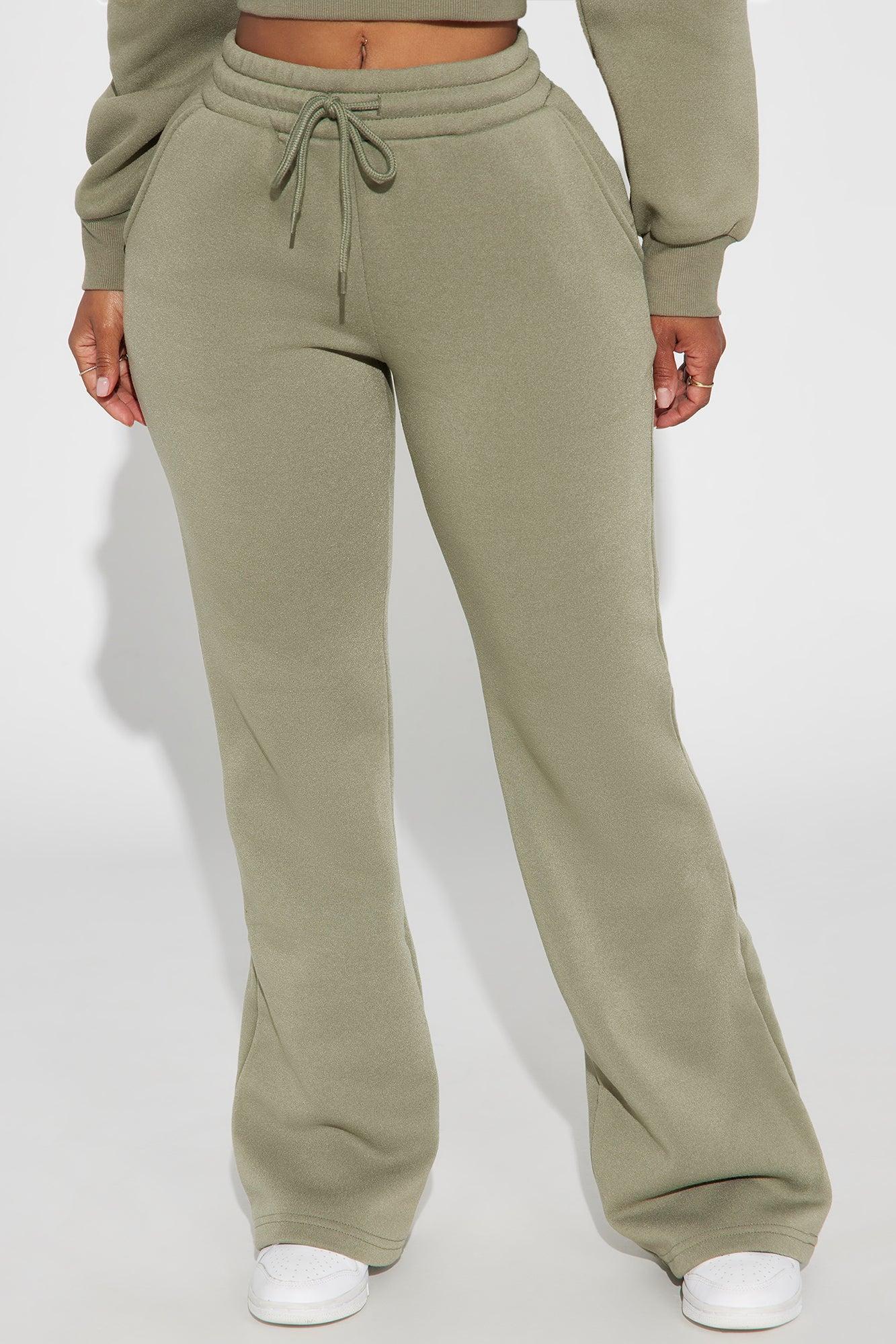 Candice Lounge Flare Pant - Olive Product Image