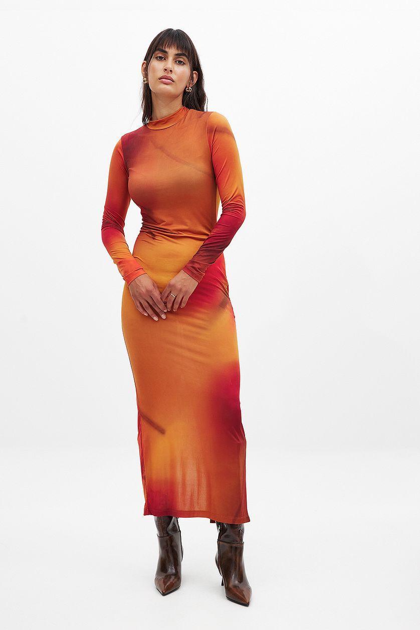 High Neck Maxi Dress Product Image