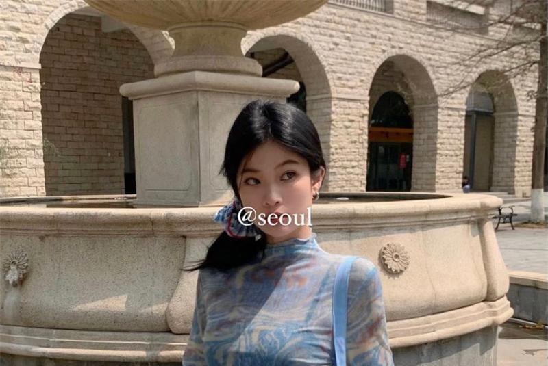 Long Sleeve Mock Neck Patterned Print Mesh Top Product Image
