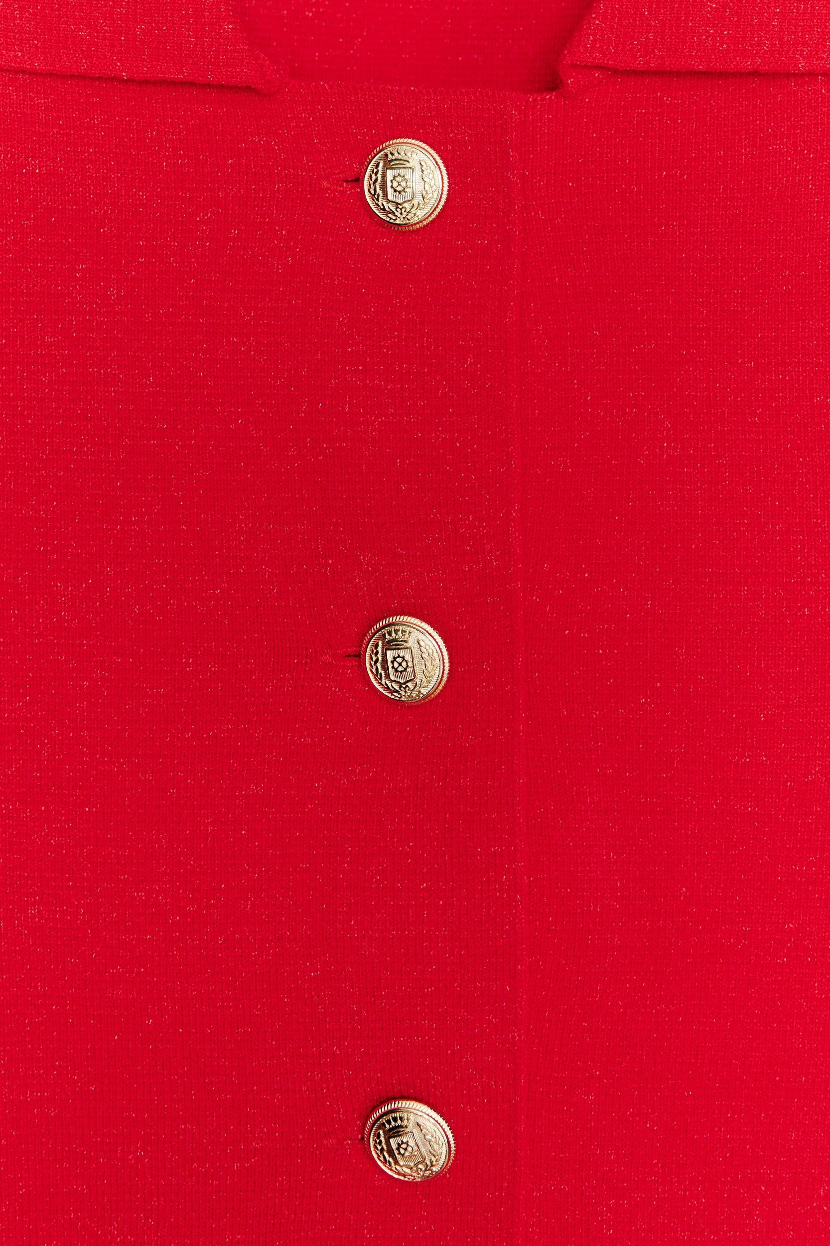SHORT SLEEVE KNIT JACKET Product Image