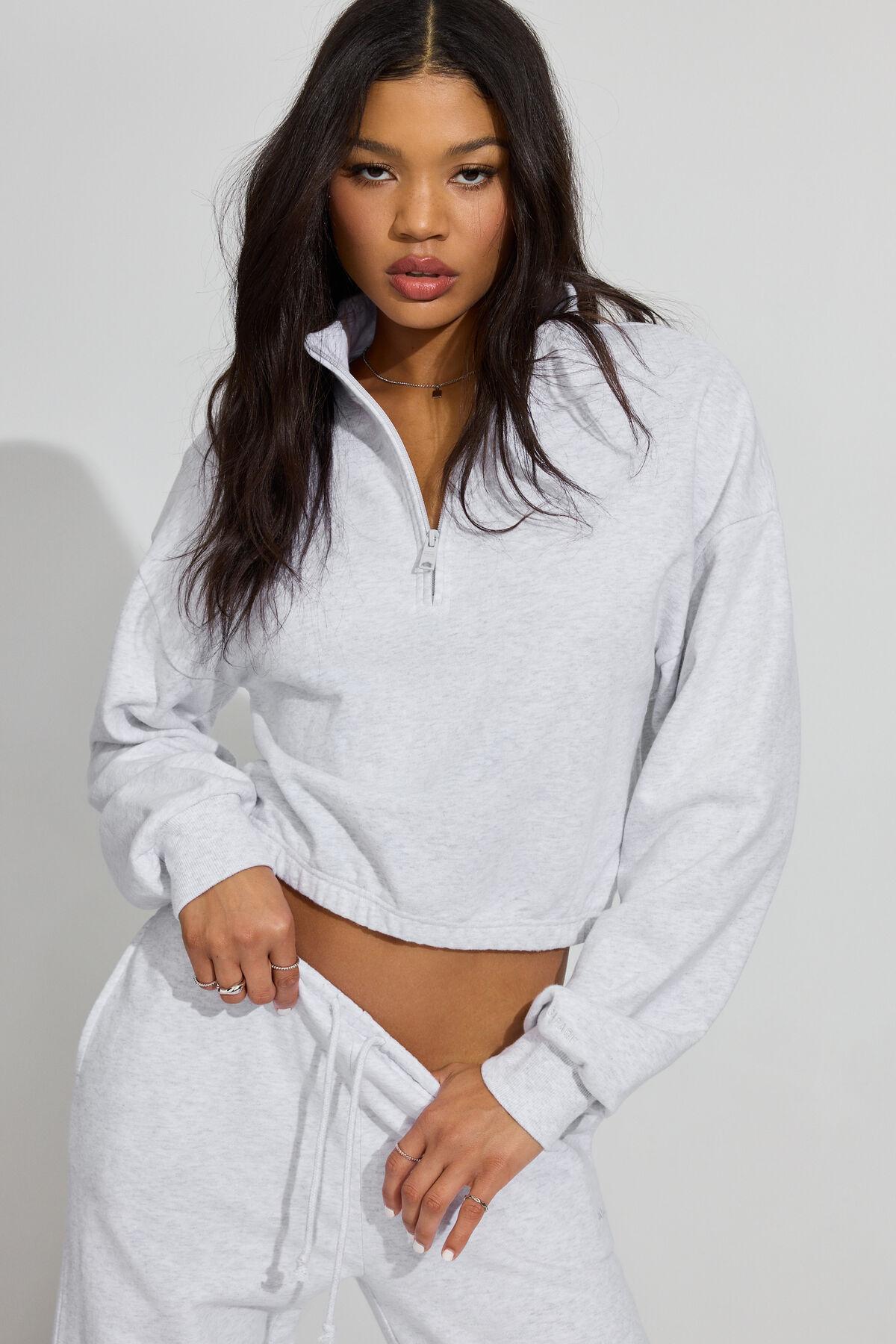 SoftTerry Half Zip Sweatshirt Product Image