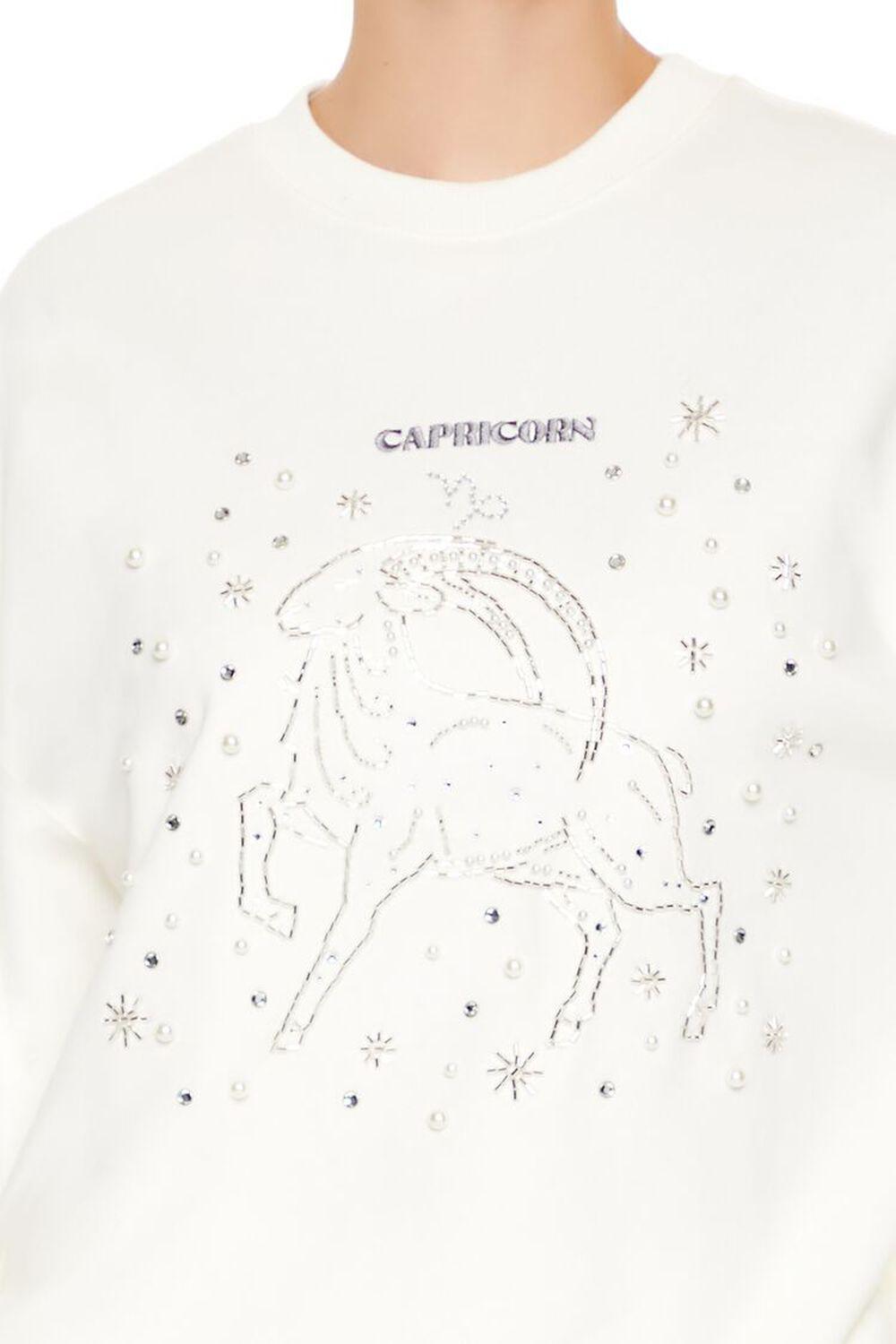 Beaded Capricorn Pullover | Forever 21 Product Image