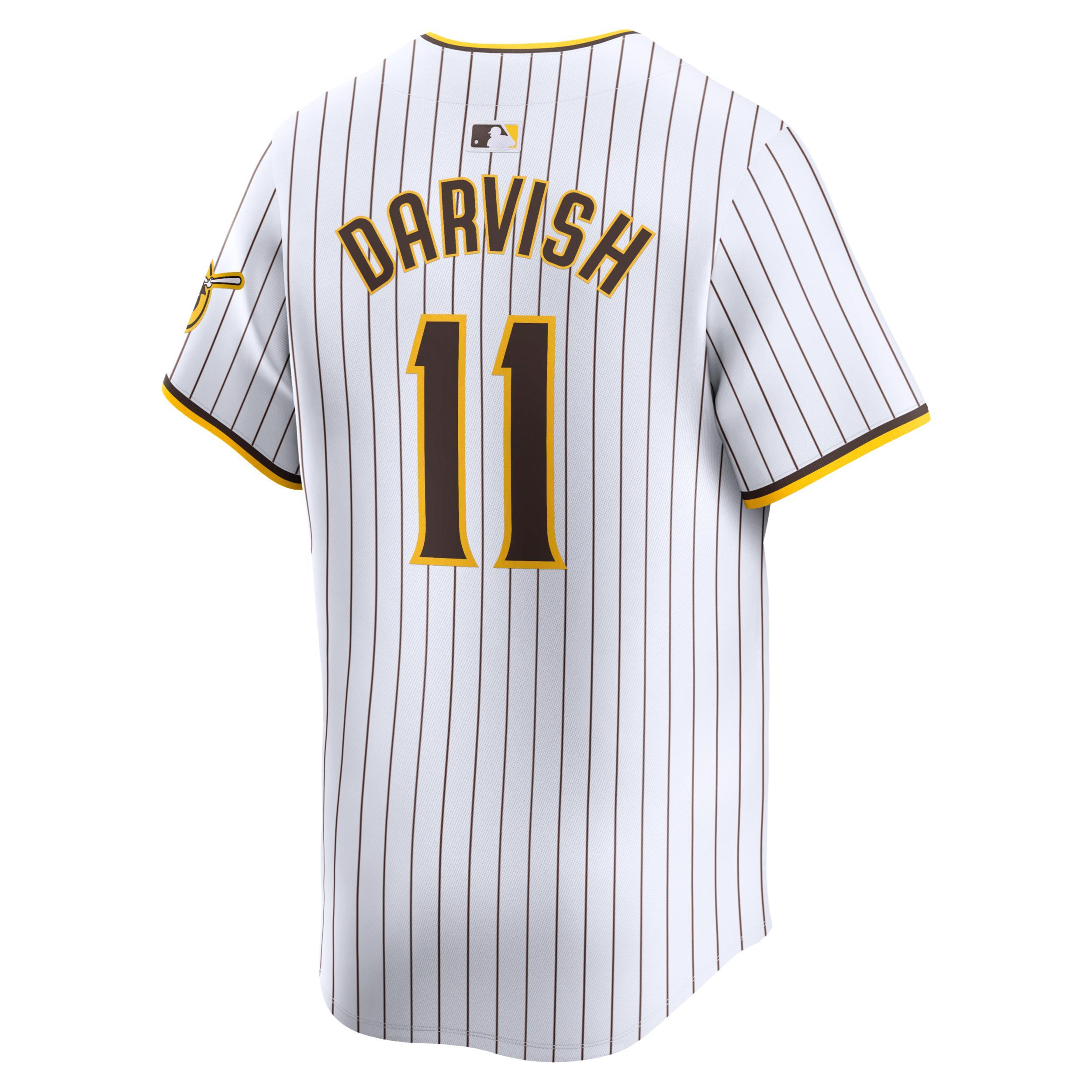 Men's Nike Yu Darvish White San Diego Padres Home Limited Player Jersey, Size: 3XL Product Image
