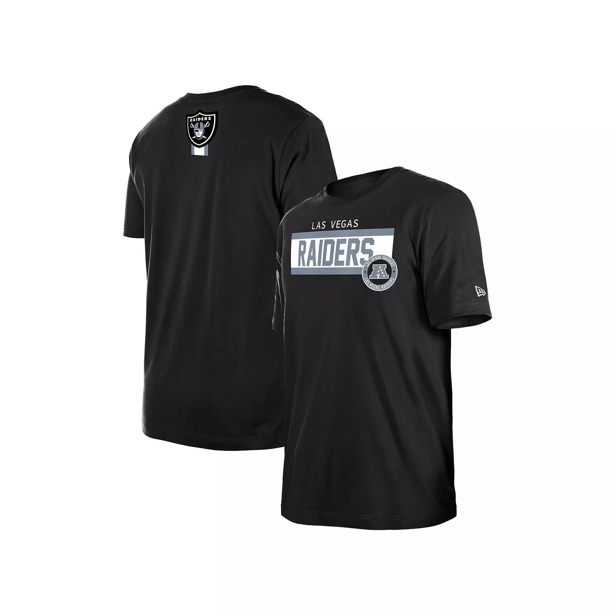 Men's New Era  Black Las Vegas Raiders 3rd Down Domestic T-Shirt, Size: 2XL, Lvr Black Product Image