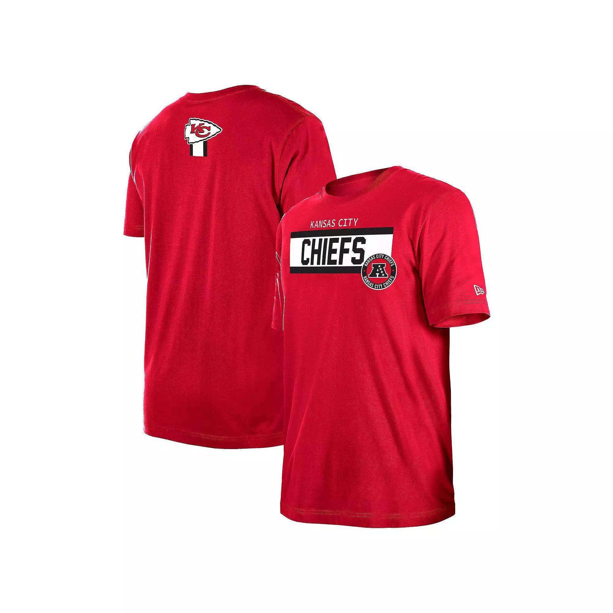 Men's New Era  Red Kansas City Chiefs 3rd Down Domestic T-Shirt, Size: XL Product Image