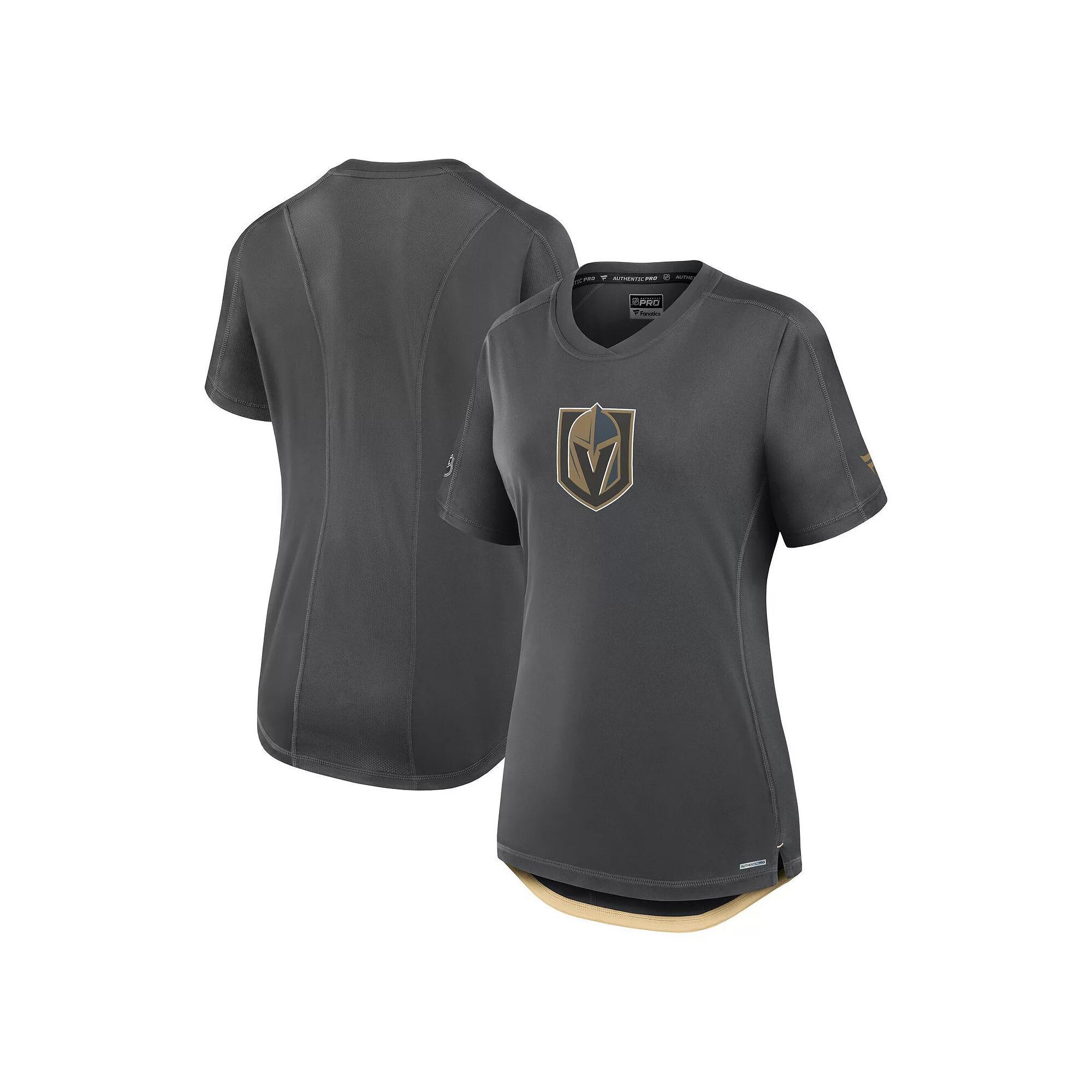 Women's Fanatics  Black Pittsburgh Penguins Authentic Pro Rink T-Shirt, Size: Medium Product Image