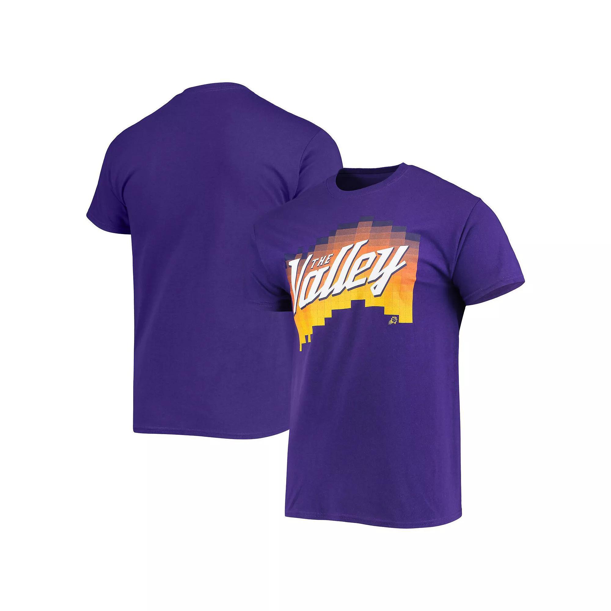 Men's Junk Food Purple Phoenix Suns The Valley Pixel T-Shirt, Size: Small, Phx Purple Product Image