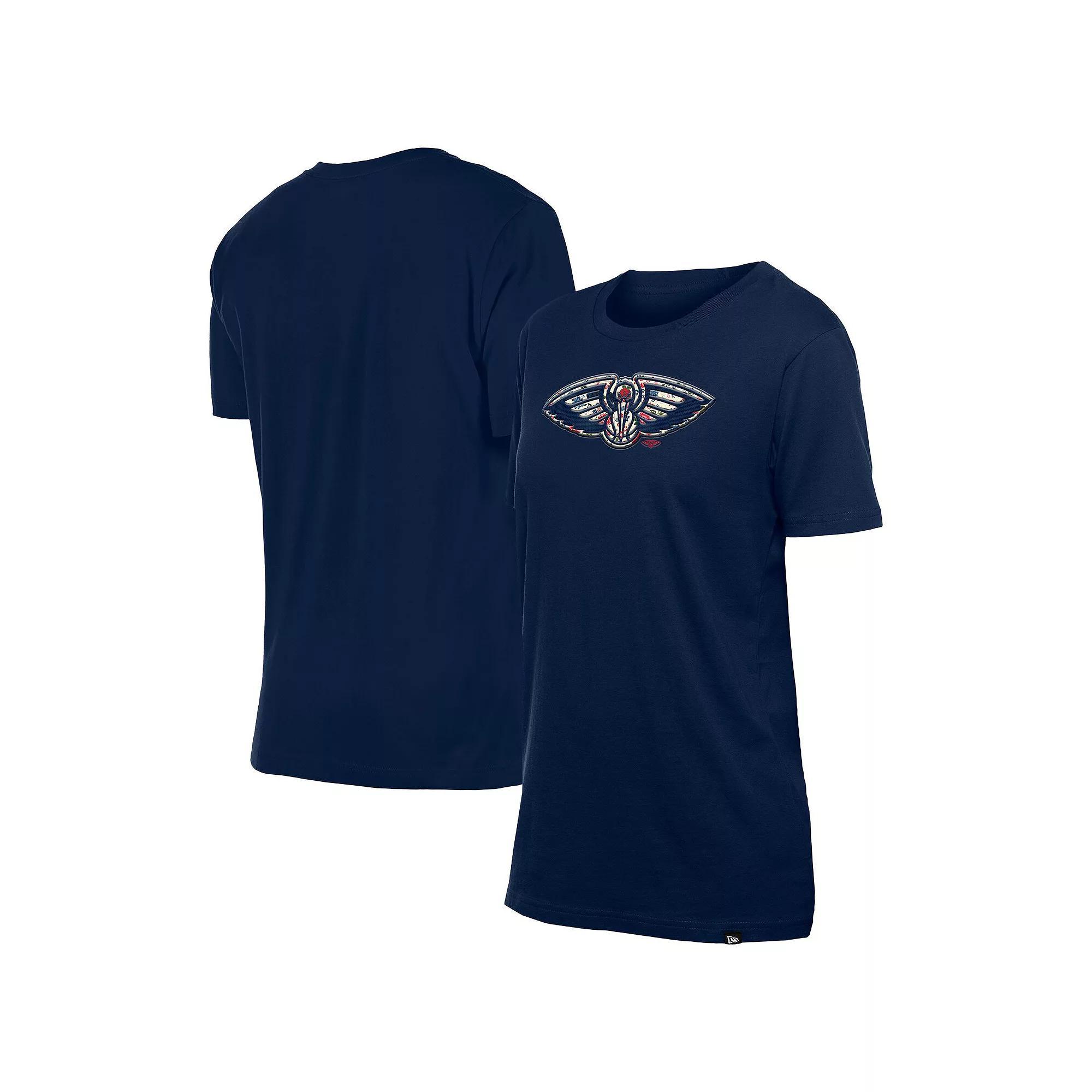 Women's New Era  Red Carolina Hurricanes Glam Game Floral T-Shirt, Size: Large Product Image