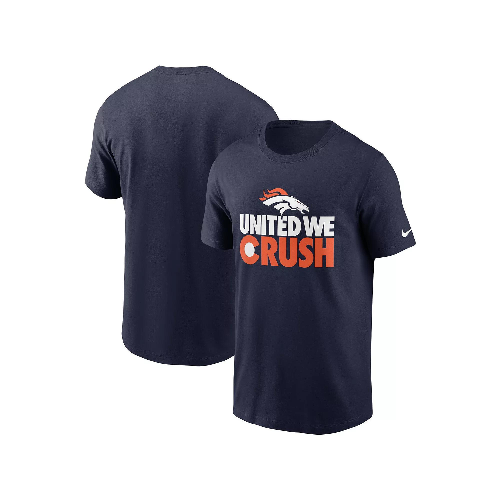 Men's Nike Navy Denver Broncos Hometown Collection Crush T-Shirt, Size: XL, Blue Product Image