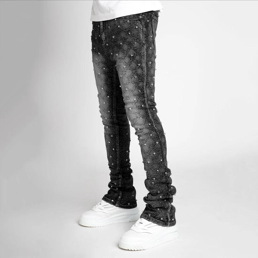 Pearl Casual Street Vintage Washed Jeans Product Image