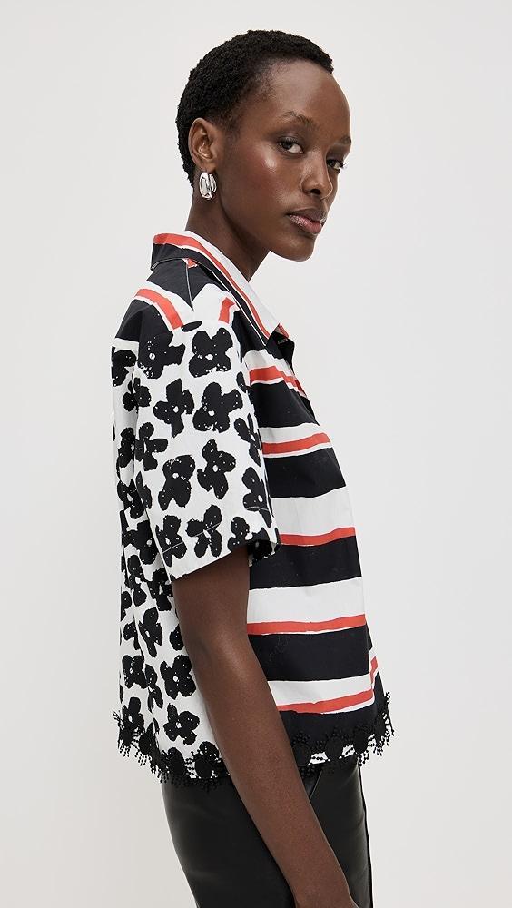 MSGM Printed Blouse | Shopbop Product Image