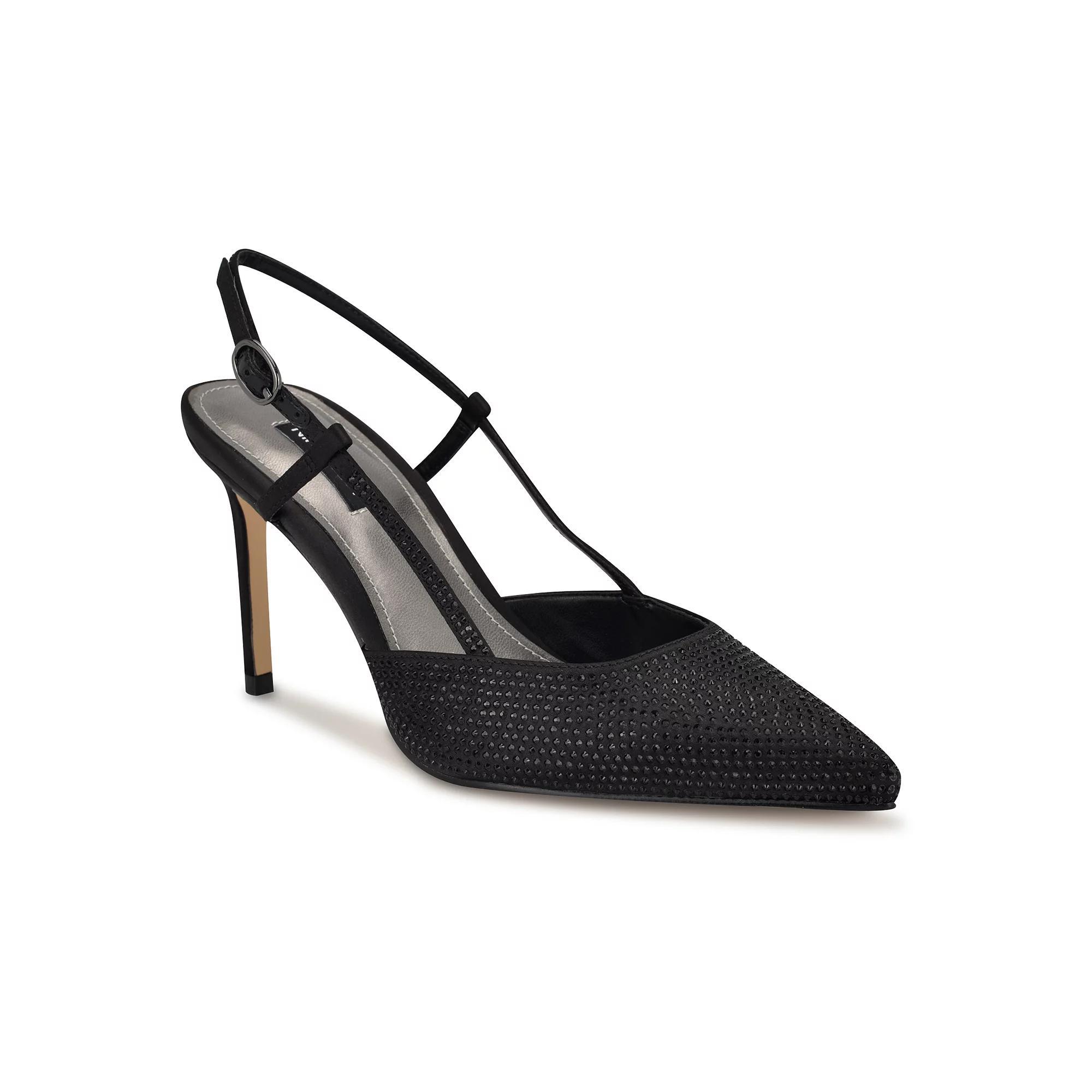 Nine West Rumer Womens Pointy Toe Dress Slingback Pumps Product Image