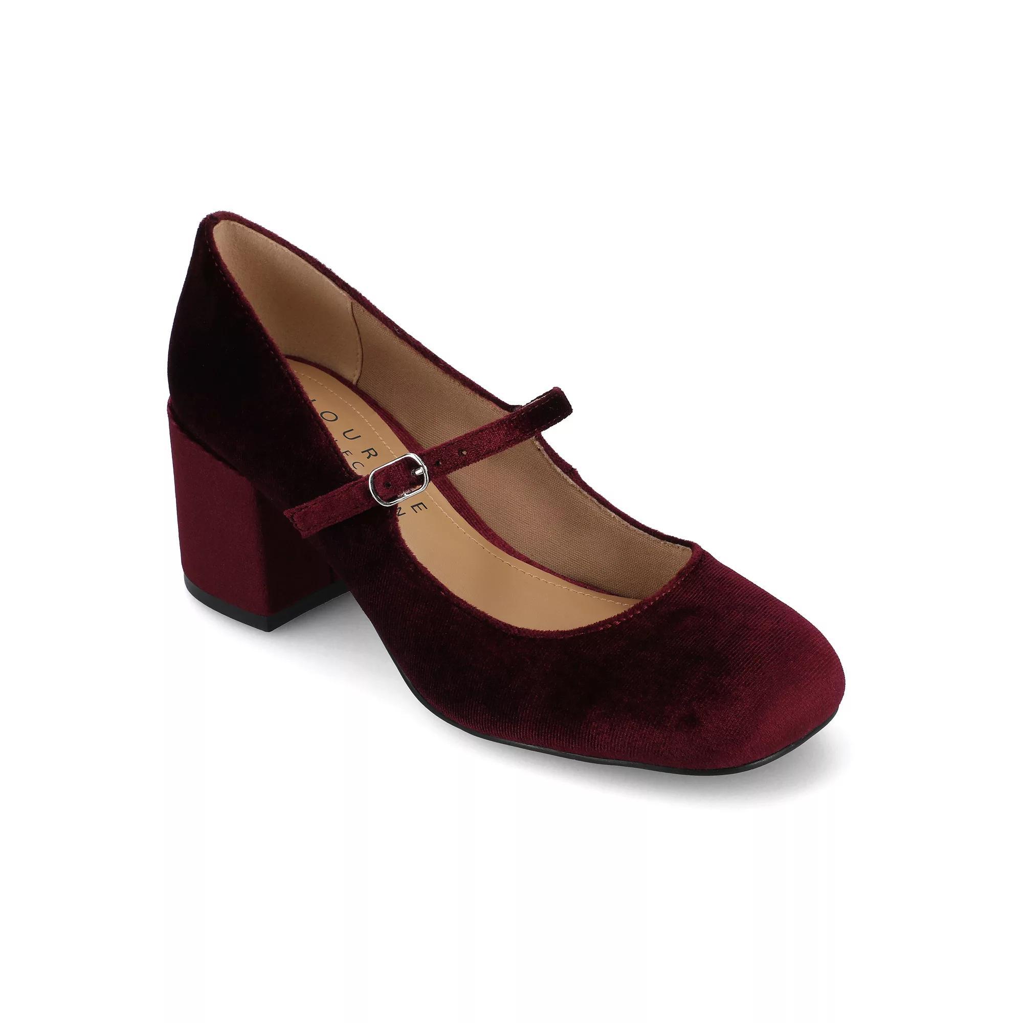 Journee Tru Comfort Foam Okenna Womens Heels Red Product Image