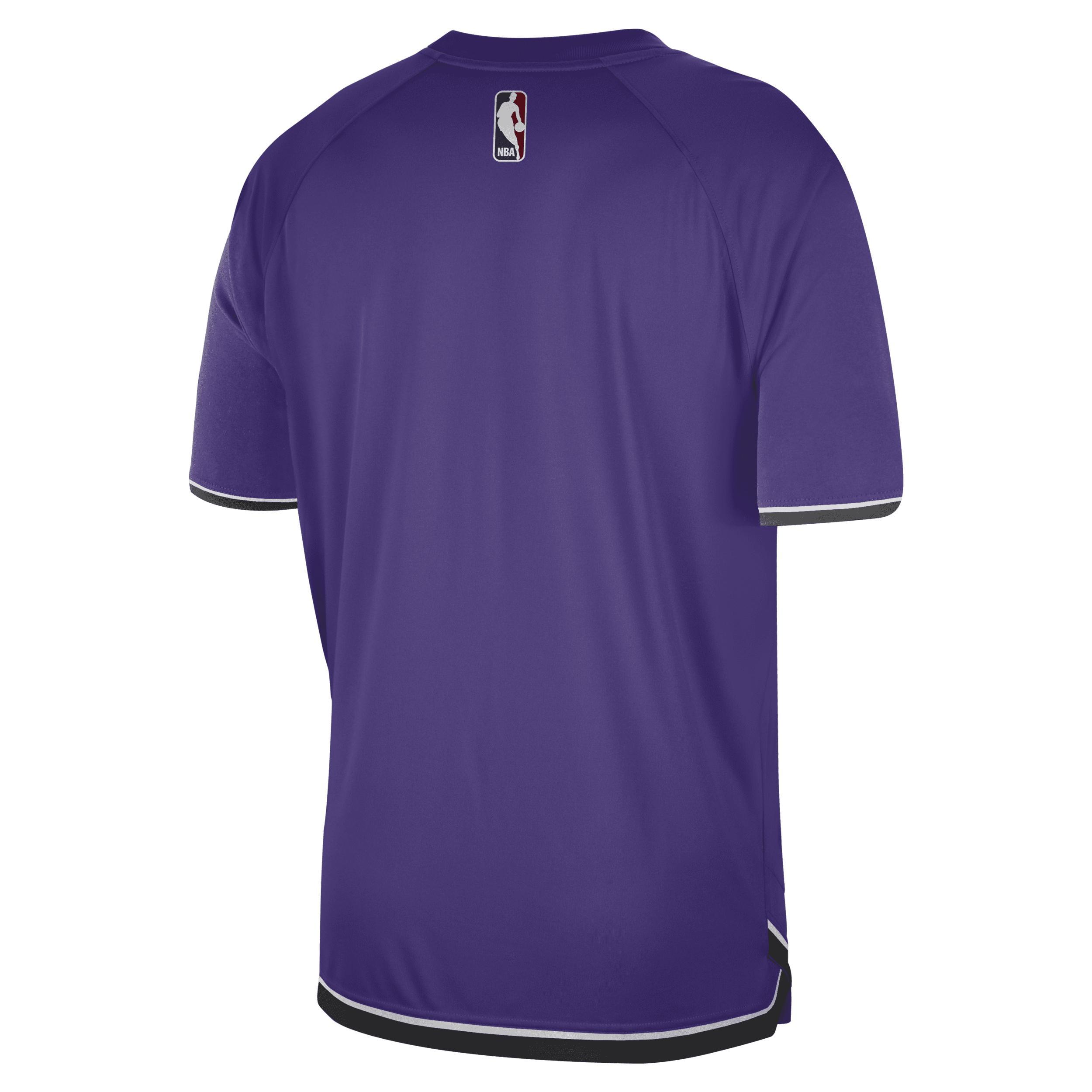 Sacramento Kings Hardwood Classics Nike Men's Dri-FIT NBA Short-Sleeve Pregame Top Product Image