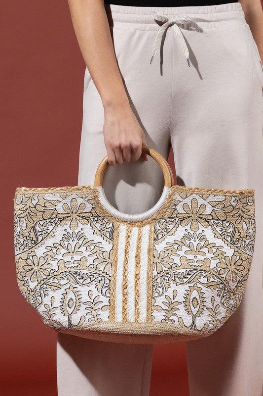 BLOOM & CARRY ORGANIC JUTE TOTE Product Image