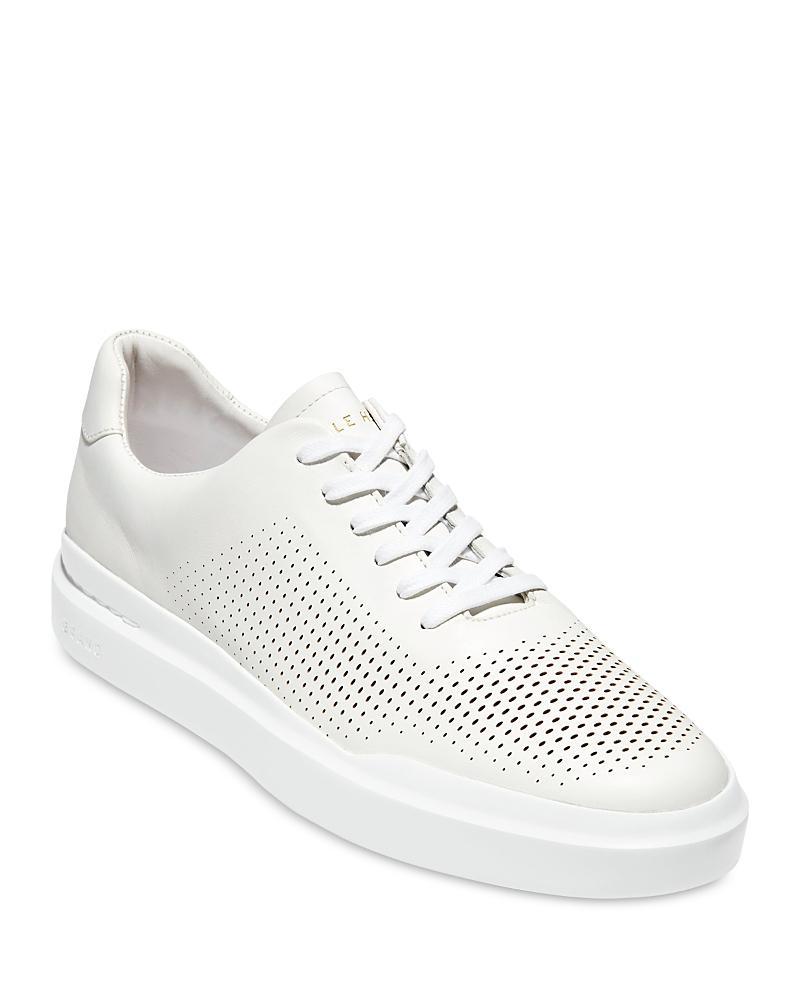 Cole Haan Mens Rally Perforated Leather Sneakers Product Image