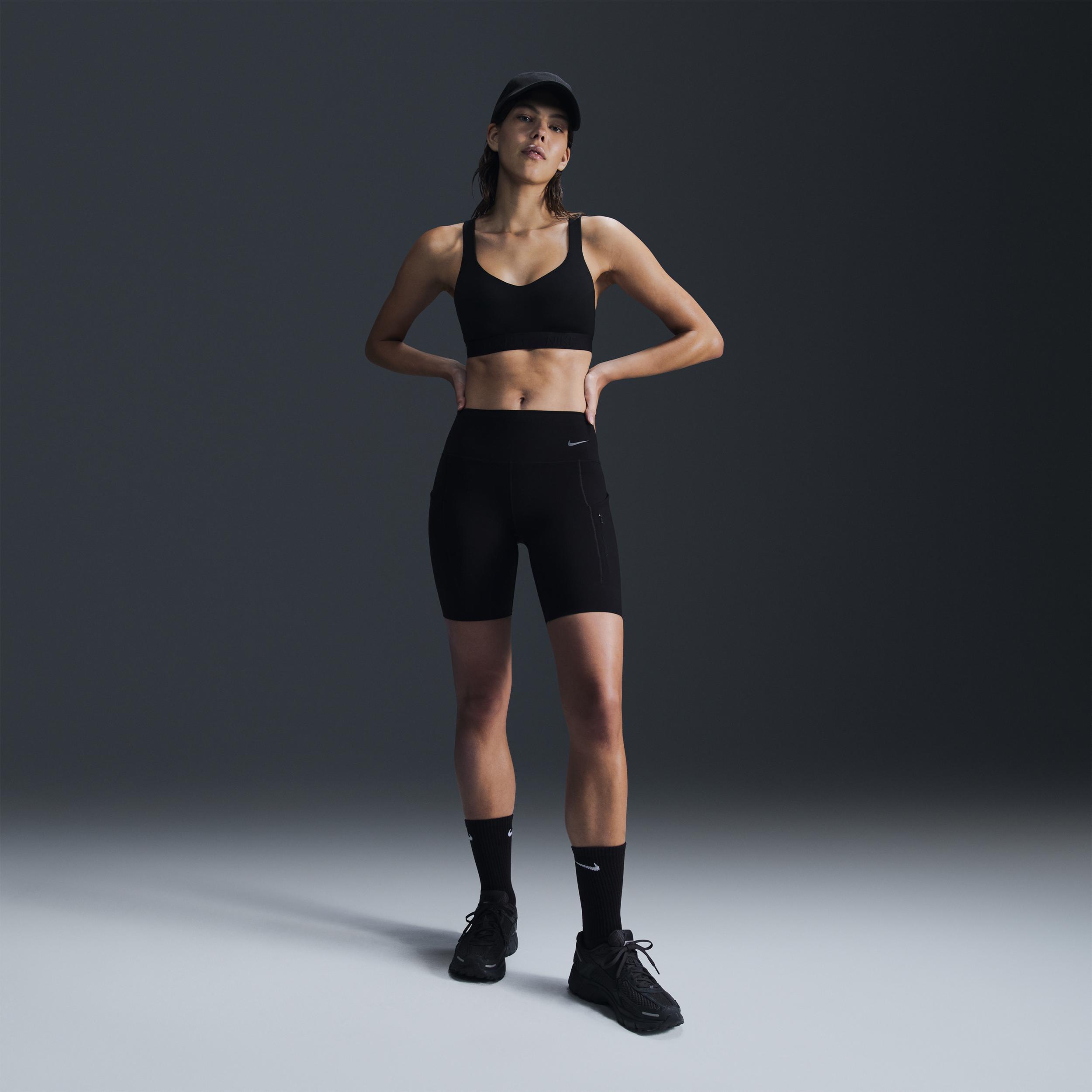 Women's Nike Indy High Support Padded Adjustable Sports Bra, Size: XL, Black Product Image
