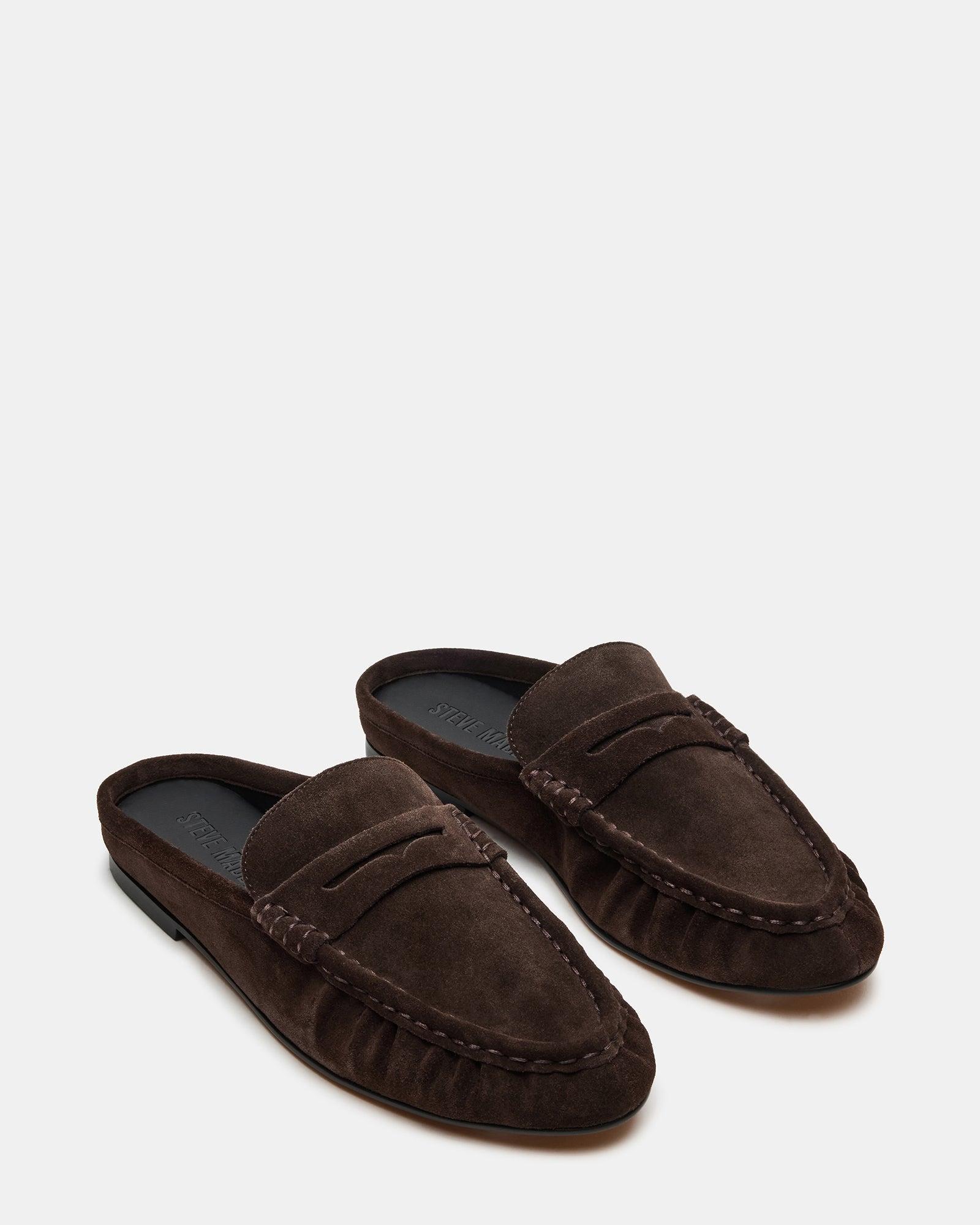 RAFE CHOCOLATE BROWN SUEDE Female Product Image