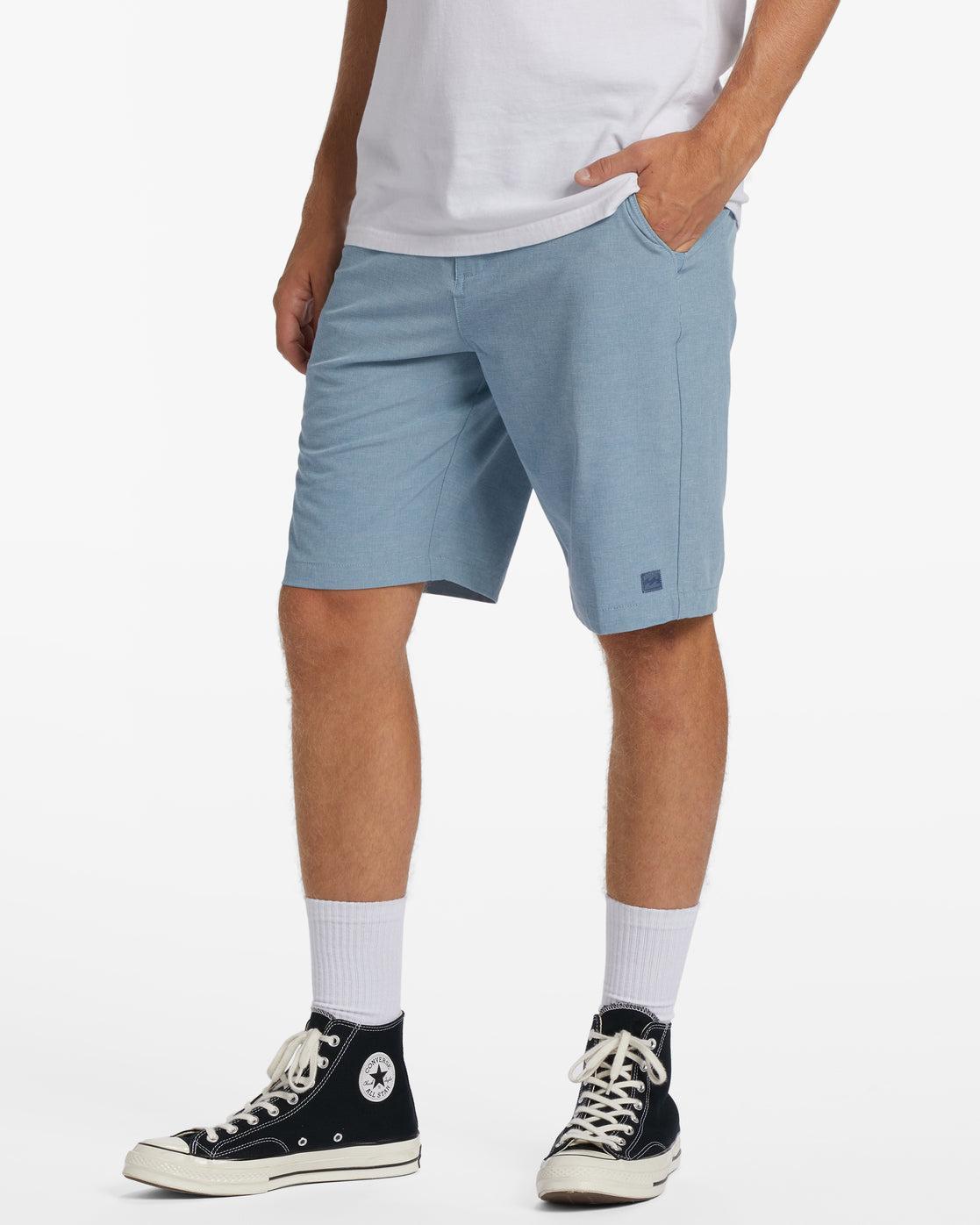 Crossfire 21" Hybrid Submersible Shorts - Dusty Blue Male Product Image