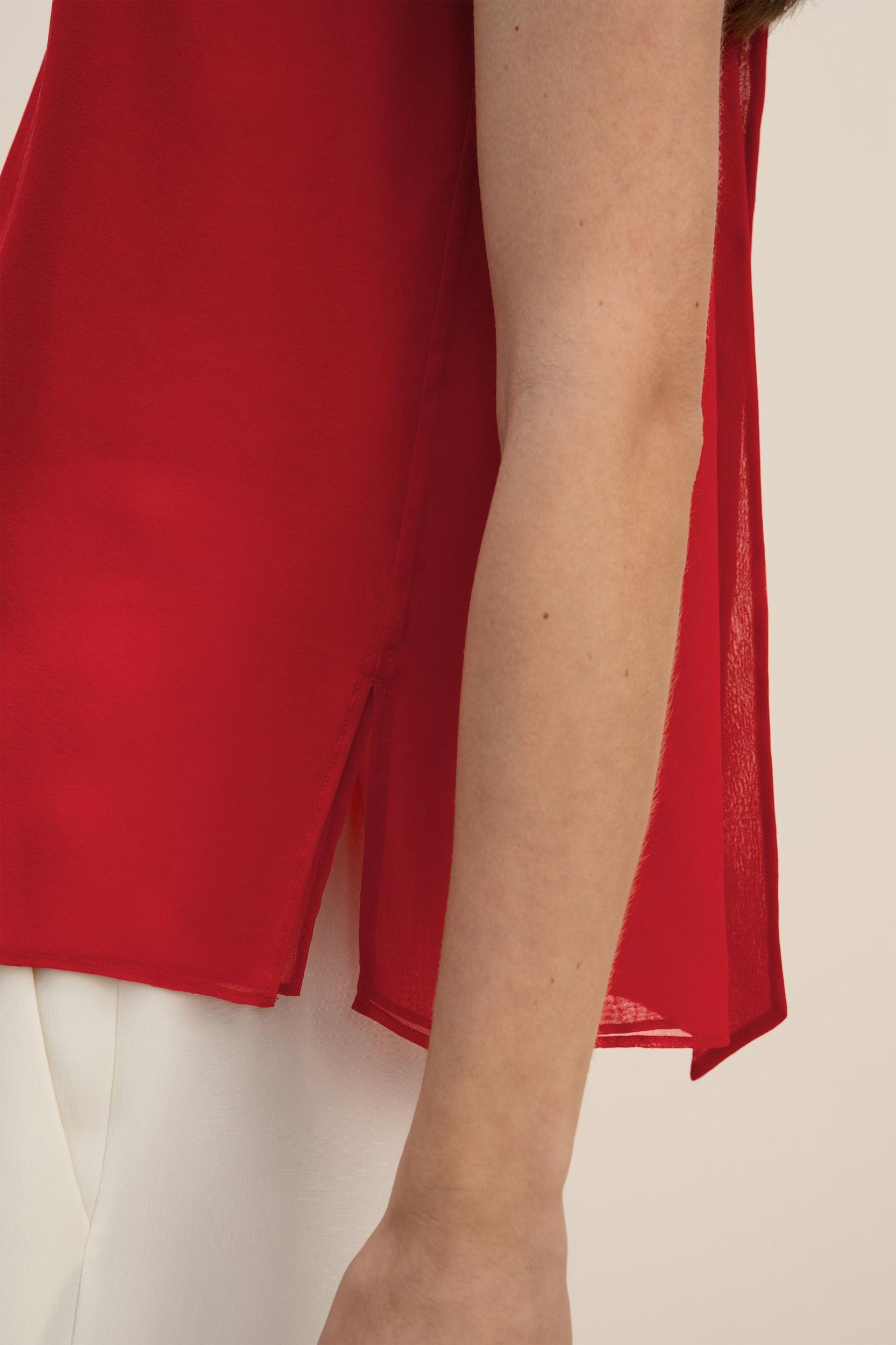 Silk Georgette Halter Neck Top Product Image