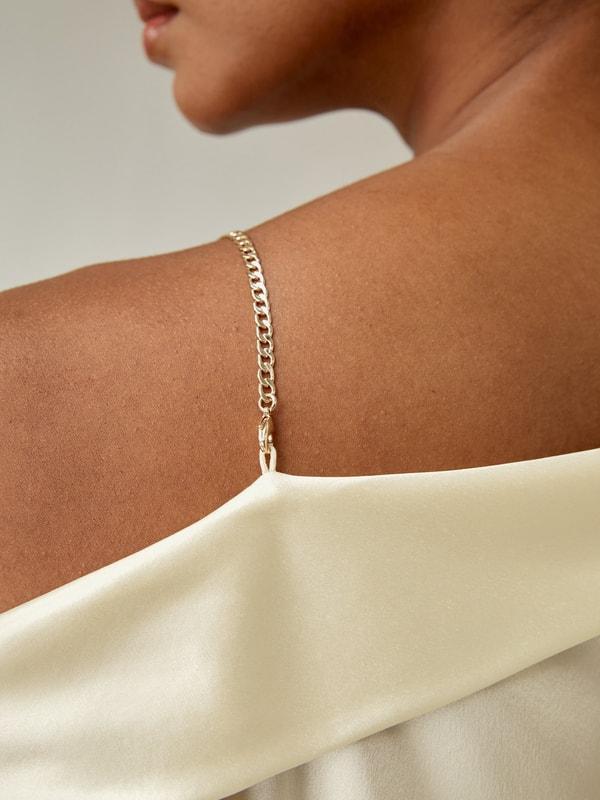 Silk Chic One-Shoulder Top Product Image