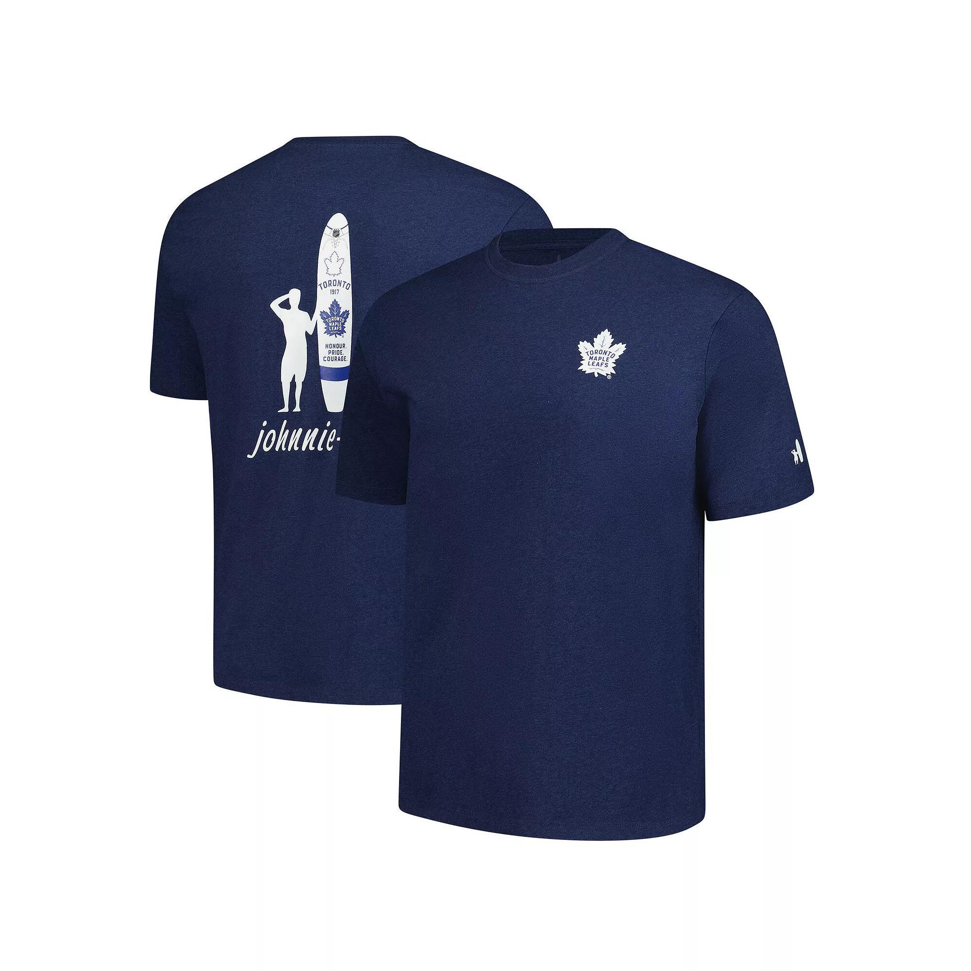 Men's johnnie-O Navy Toronto Maple Leafs Heathered Spencer T-Shirt, Size: XL, Mpl Blue Product Image