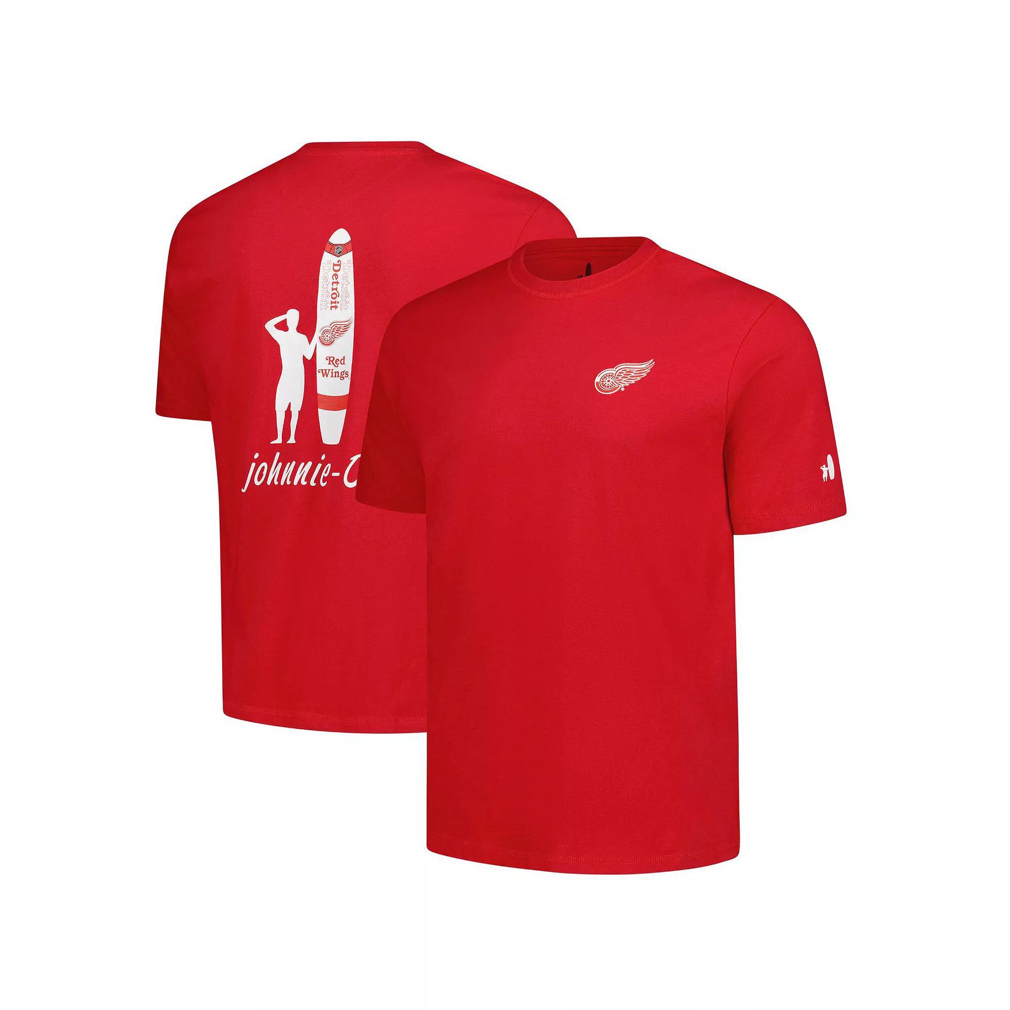 Men's johnnie-O Red Detroit Red Wings Heathered Spencer T-Shirt, Size: Large Product Image