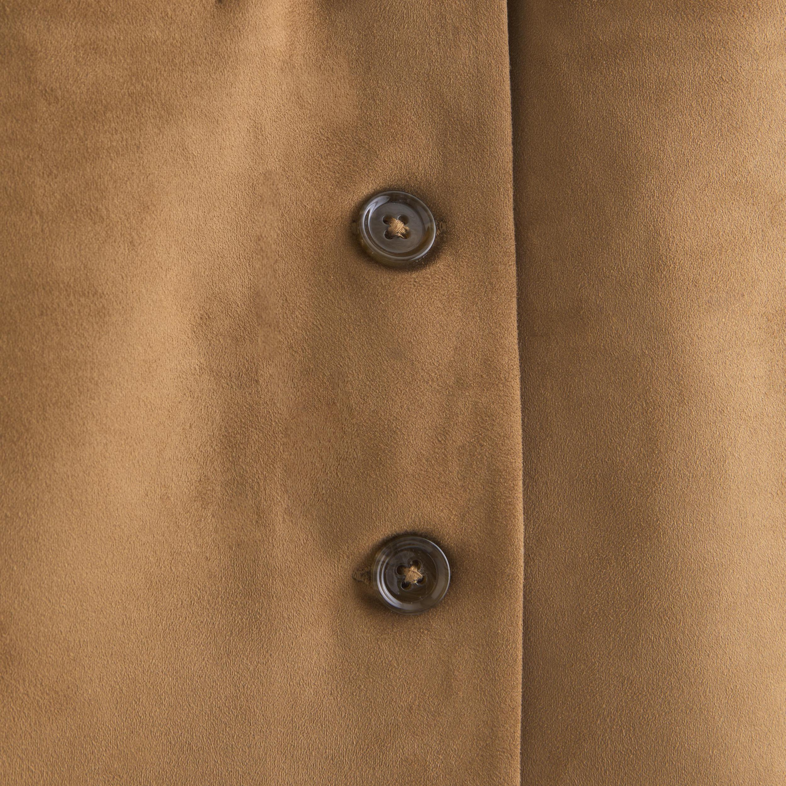 The A&F Mara Vegan Suede Mini Dress Product Image