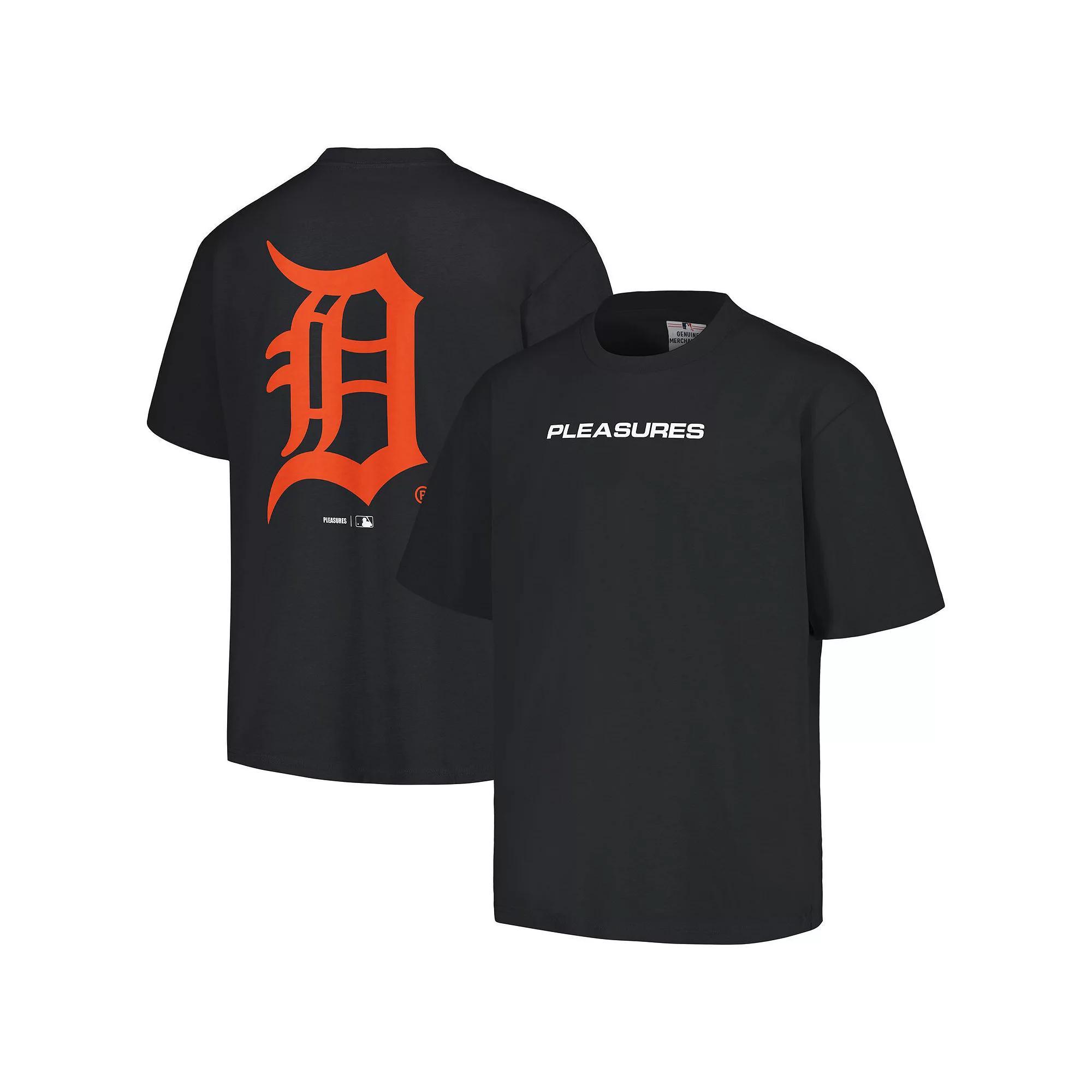 Men's PLEASURES  Black New York Yankees Ballpark T-Shirt, Size: Small Product Image