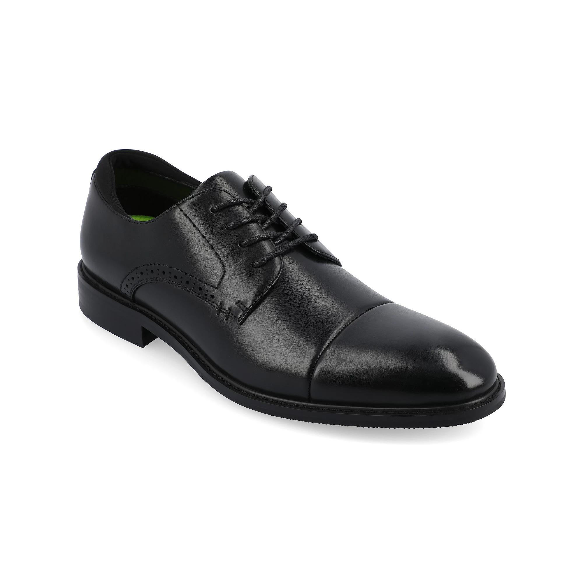 VANCE Maning Men's Tru Comfort Foam Lace-up Derby Shoes, Size: 9.5, Black Product Image