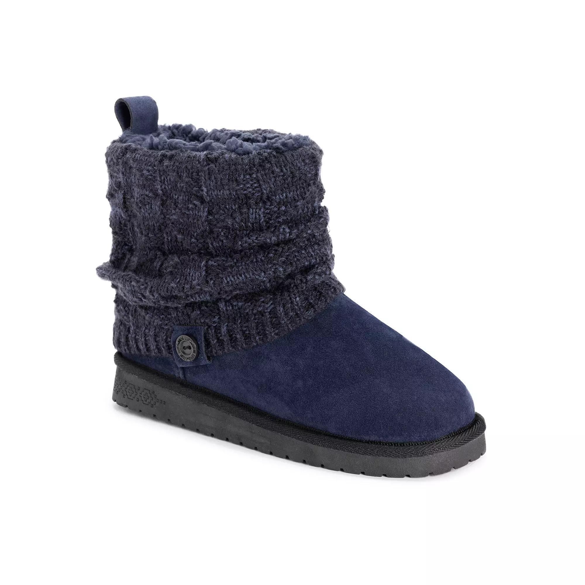 Essentials by MUK LUKS Laurel Womens Winter Boots Blue Product Image