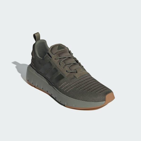 adidas Swift Run Shoes Olive Strata 12 Mens Product Image