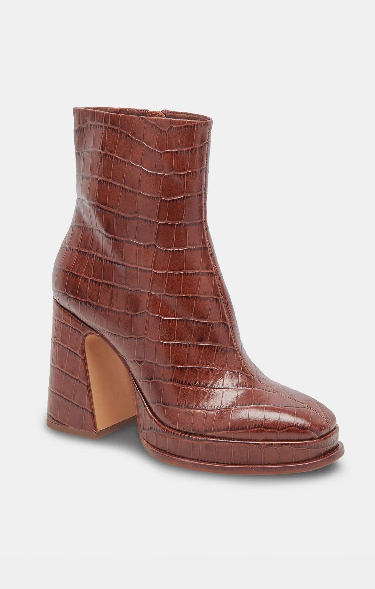 Dolce Vita Lochly Platform Bootie ~ Walnut Product Image