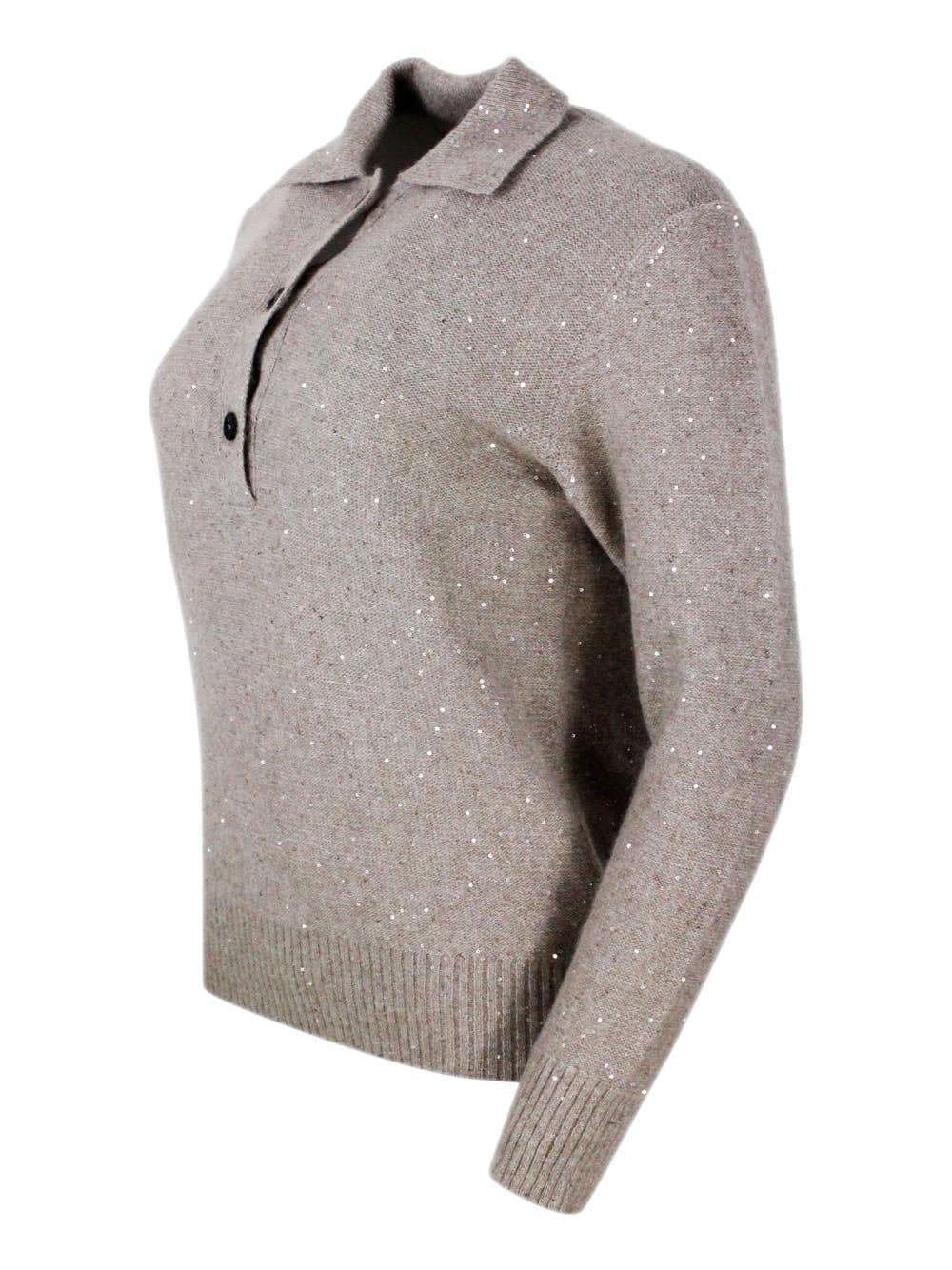 FABIANA FILIPPI Sweater In Brown Product Image