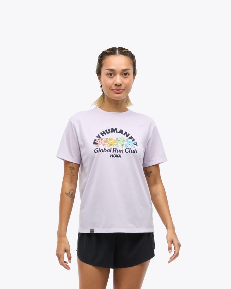 HOKA Womens GlideTech Short Sleeve Shirt Product Image