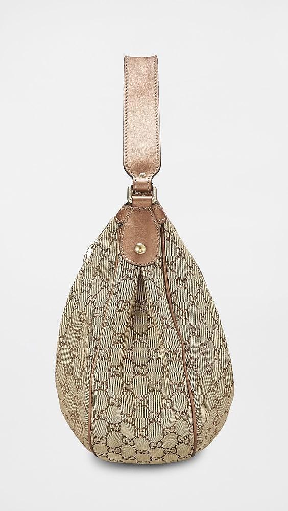What Goes Around Comes Around Gucci Brown Canvas Sukey Hobo Bag | Shopbop Product Image