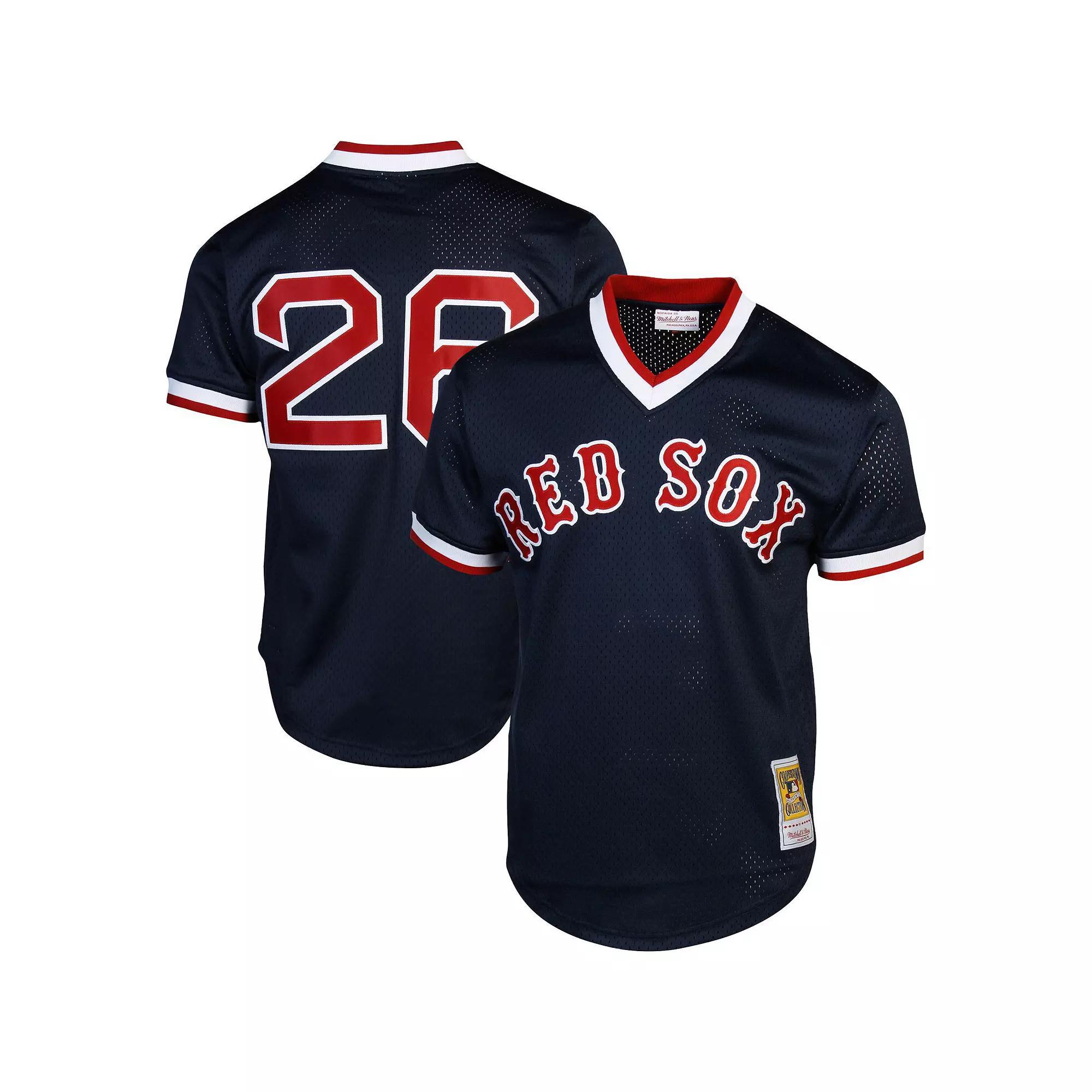 Mitchell & Ness Wade Boggs Boston Red Sox 1992 Authentic Cooperstown Collection Batting Practice Jersey - Navy Blue, Men's, Size: Small Product Image