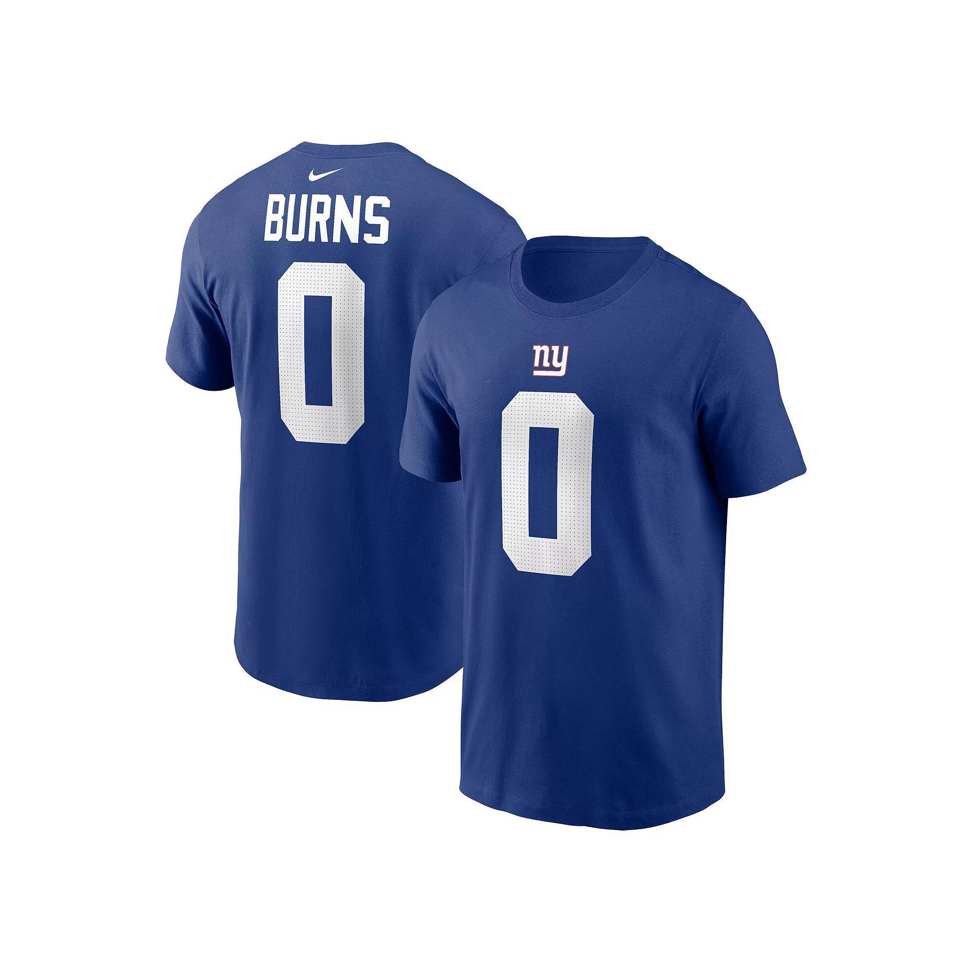 Men's Nike Brian Burns Royal New York Giants Player Name & Number T-Shirt, Size: Small, Blue Product Image