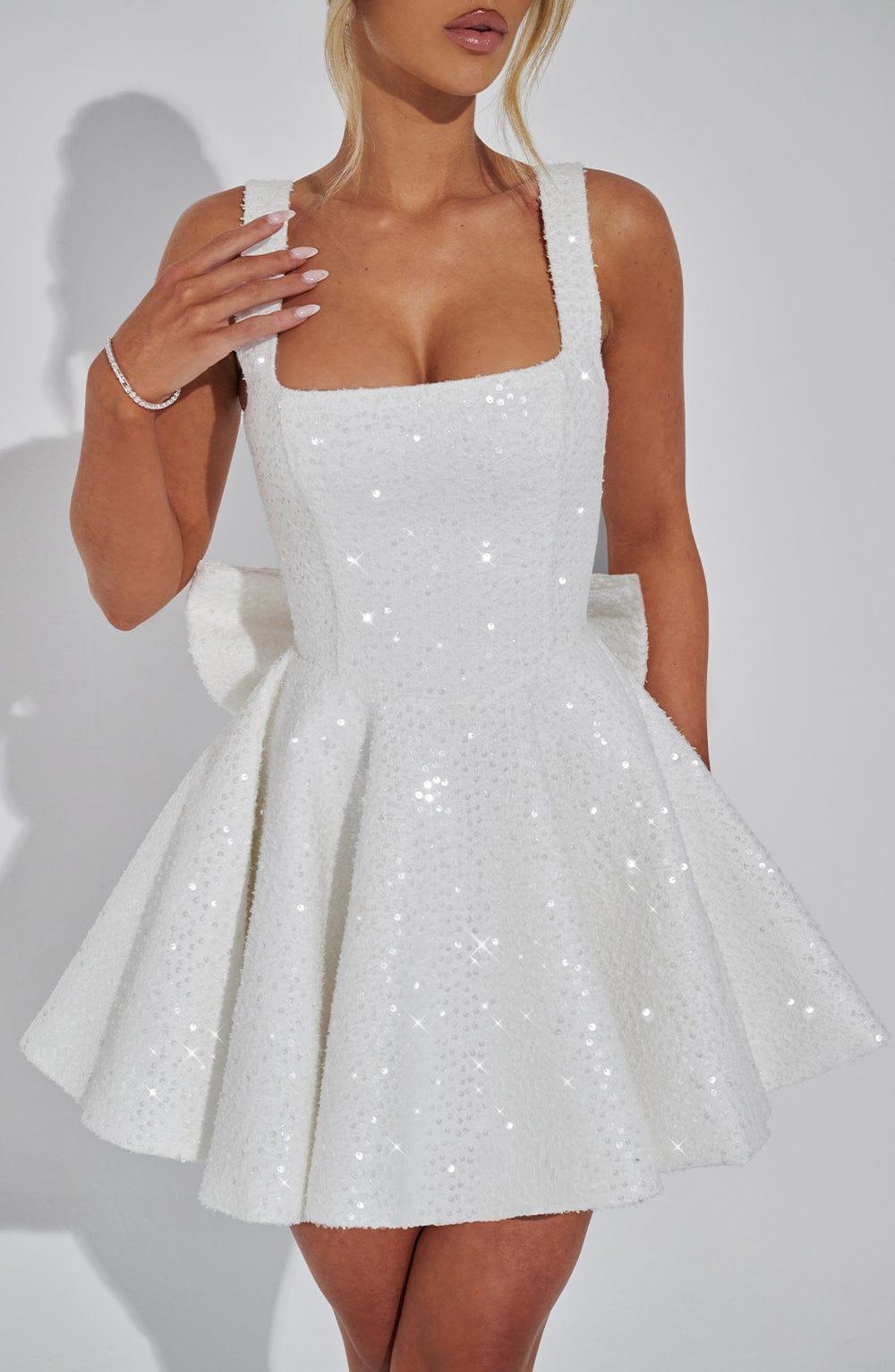 Dorothy Mini Dress - Ivory Product Image