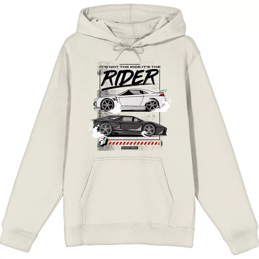 Men's The Fast & The Furious Rider Hoodie, Size: XXL, Off White Product Image