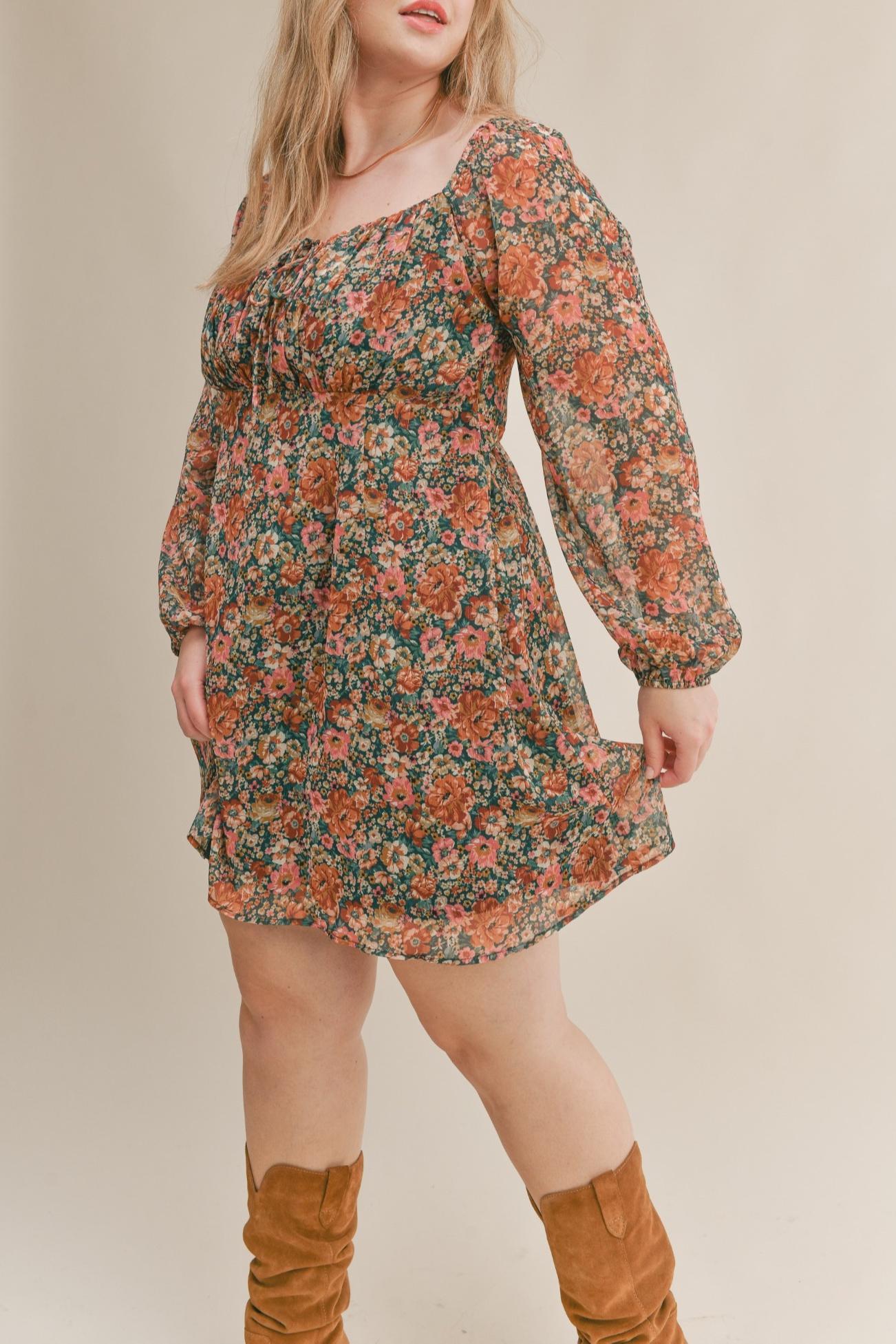Vintage Academic Plus Size Mini Dress Product Image
