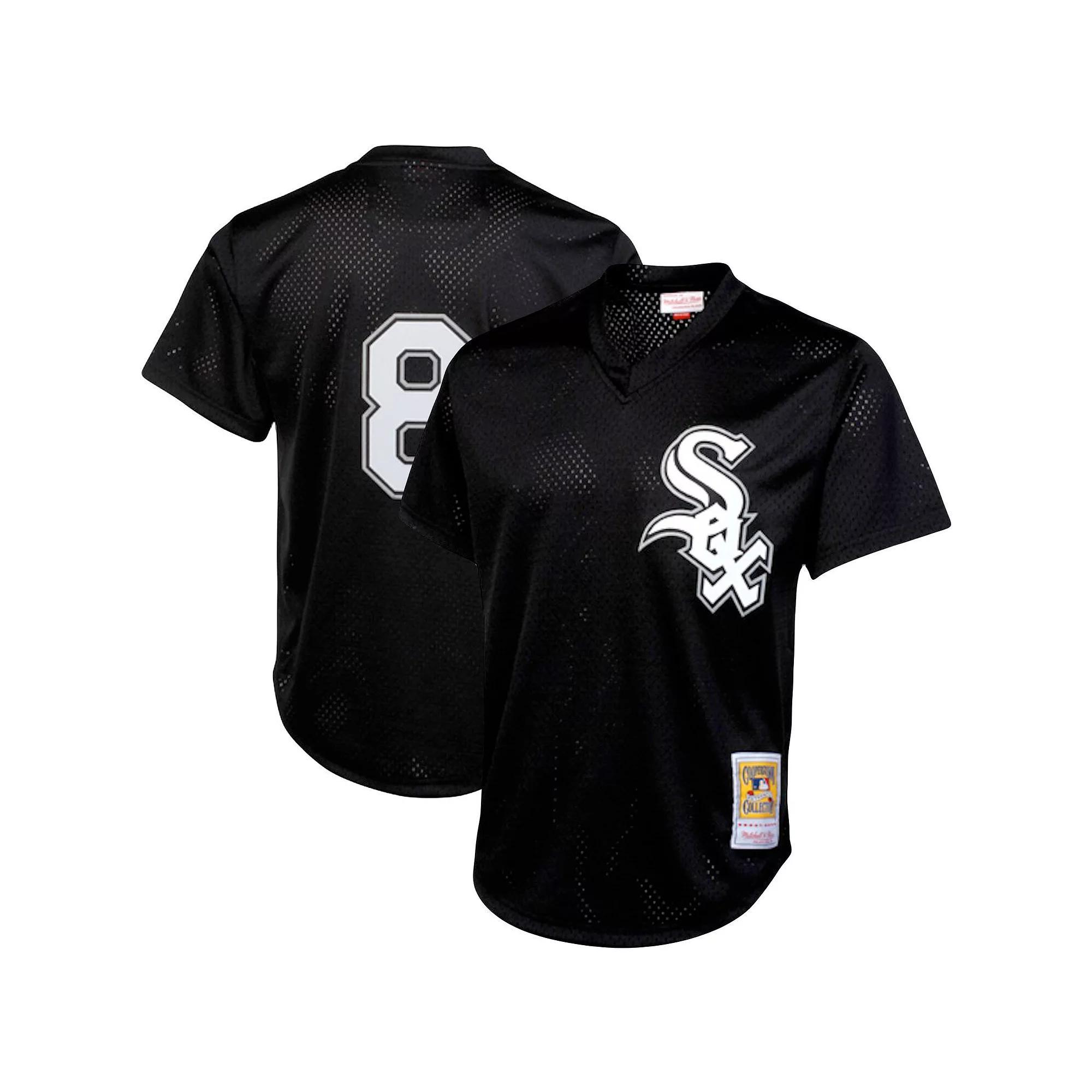 Mens Mitchell & Ness Bo Jackson Chicago White Sox Cooperstown Collection Big & Tall Mesh Batting Practice Jersey Product Image