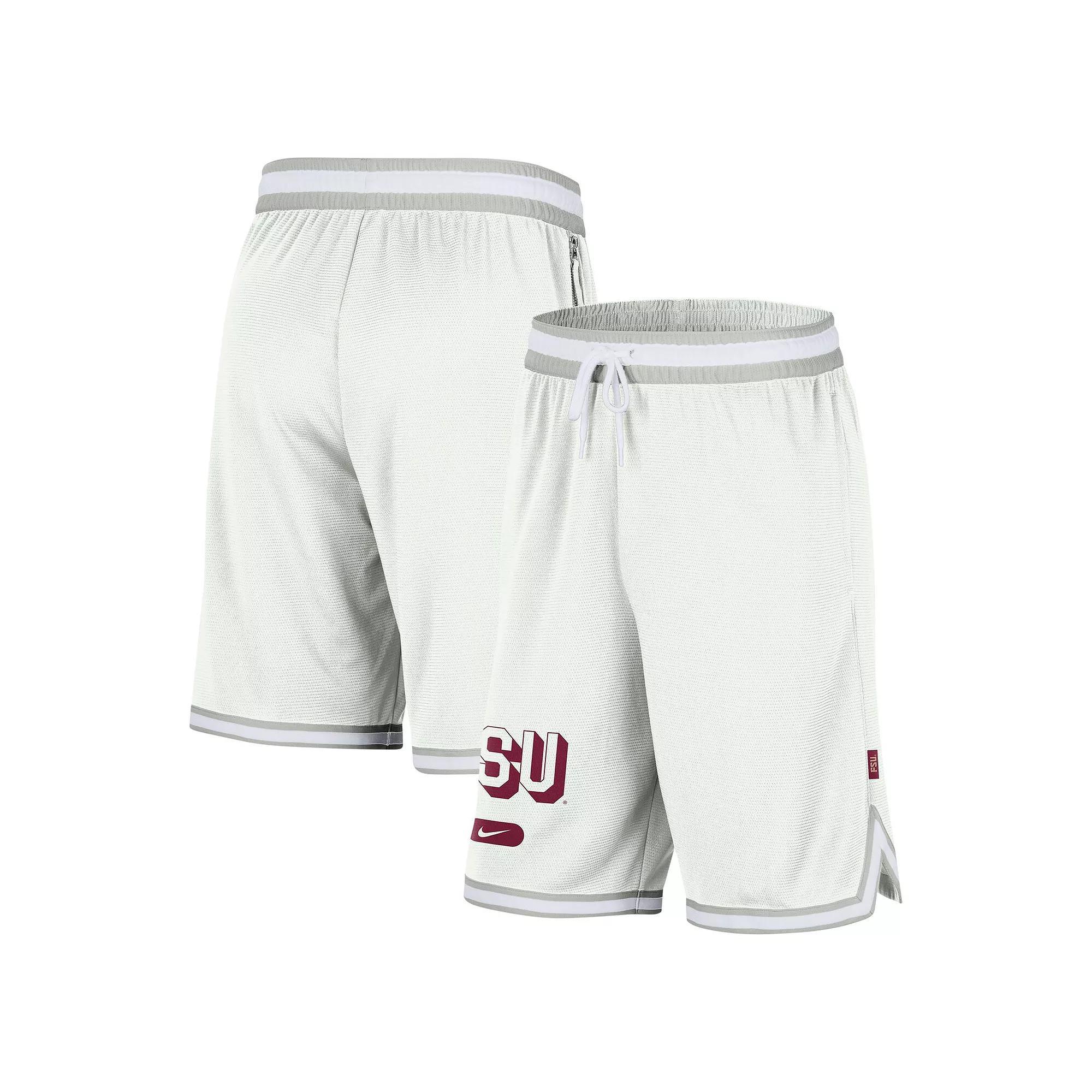 Men's Nike Cream Florida State Seminoles DNA 3.0 Performance Shorts, Size: Medium, White Product Image