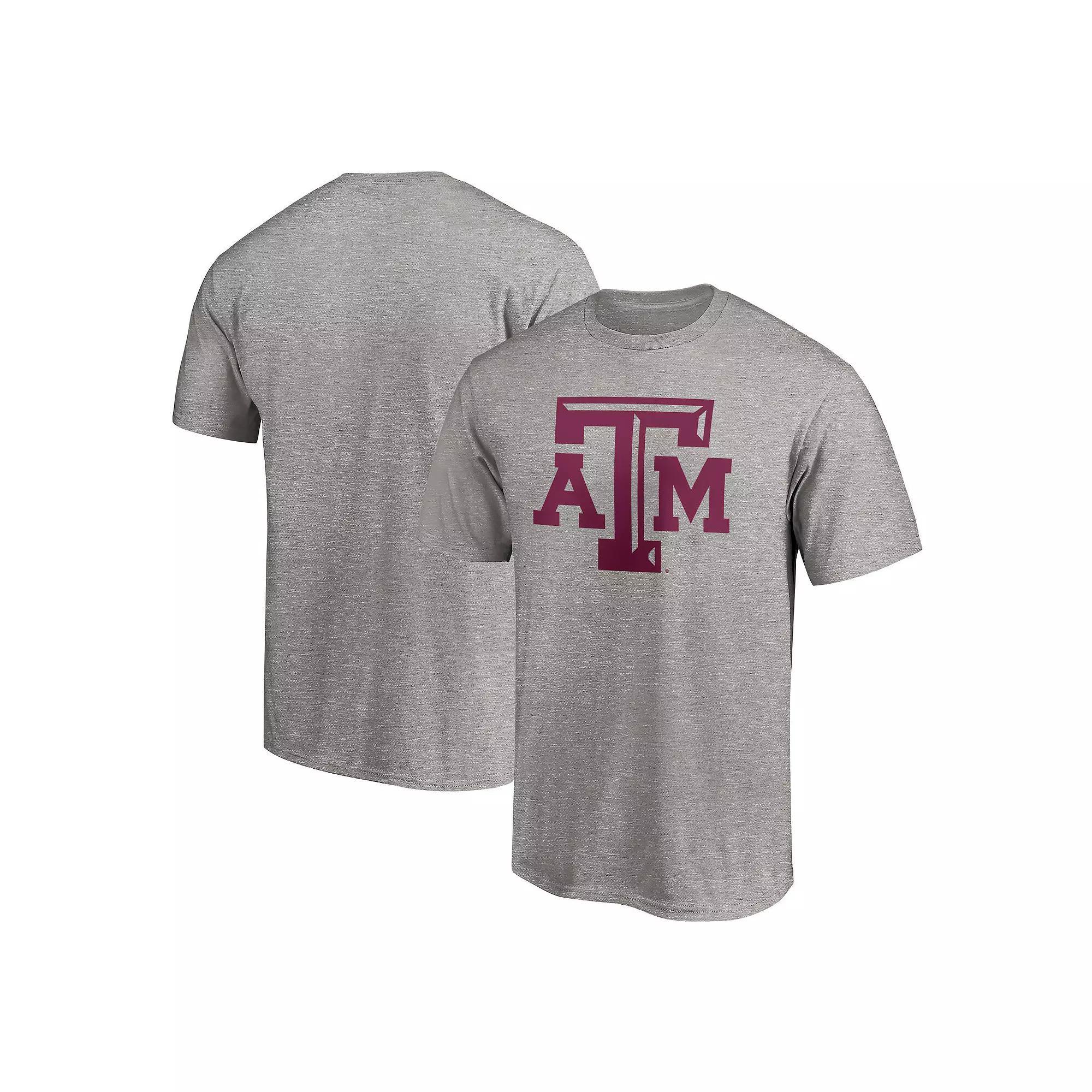 Men's Fanatics Gray Texas A&M Aggies Primary Logo T-Shirt, Size: 3XL, Grey Product Image