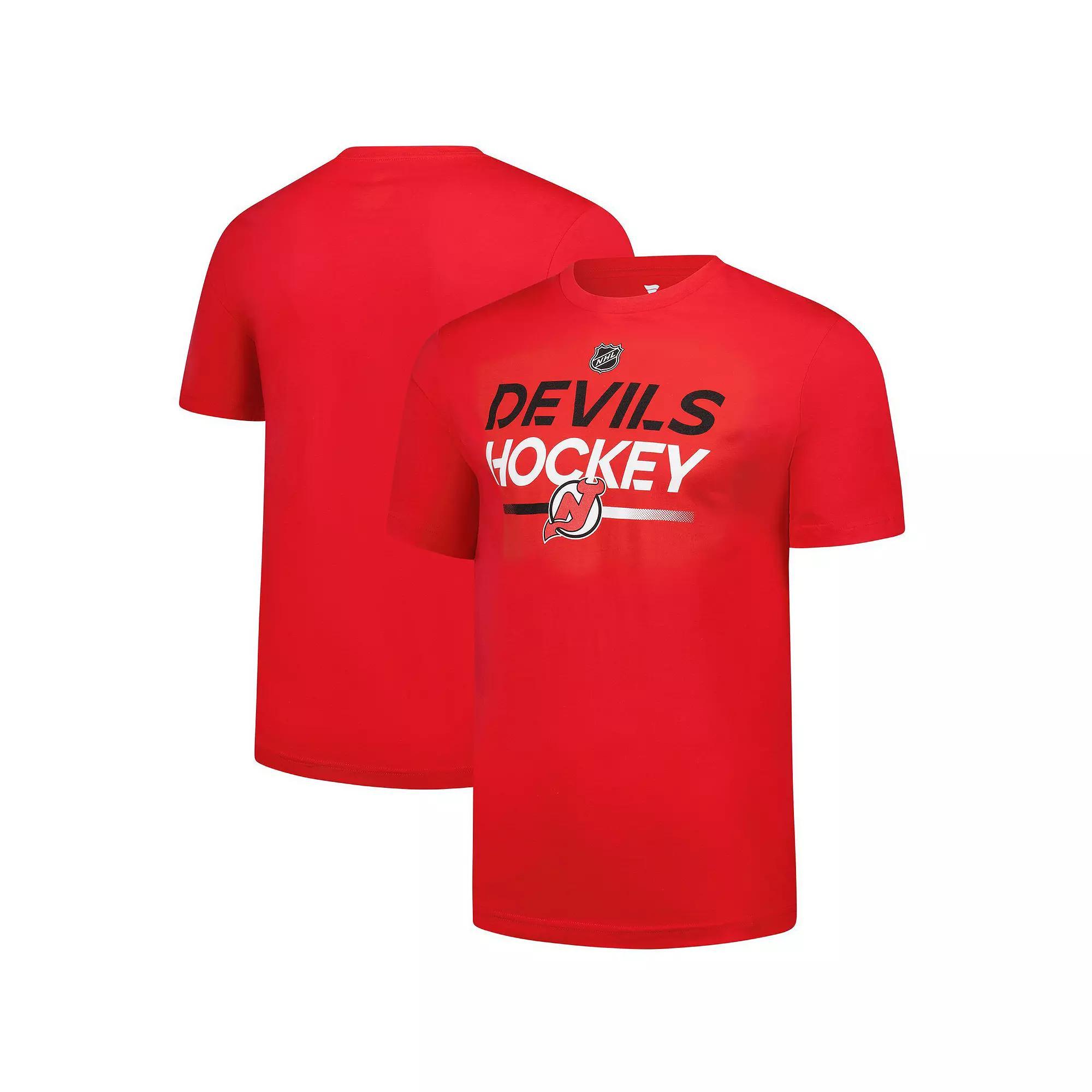 Men's Fanatics  Red New Jersey Devils Primary T-Shirt, Size: XL, Nhl Red Product Image