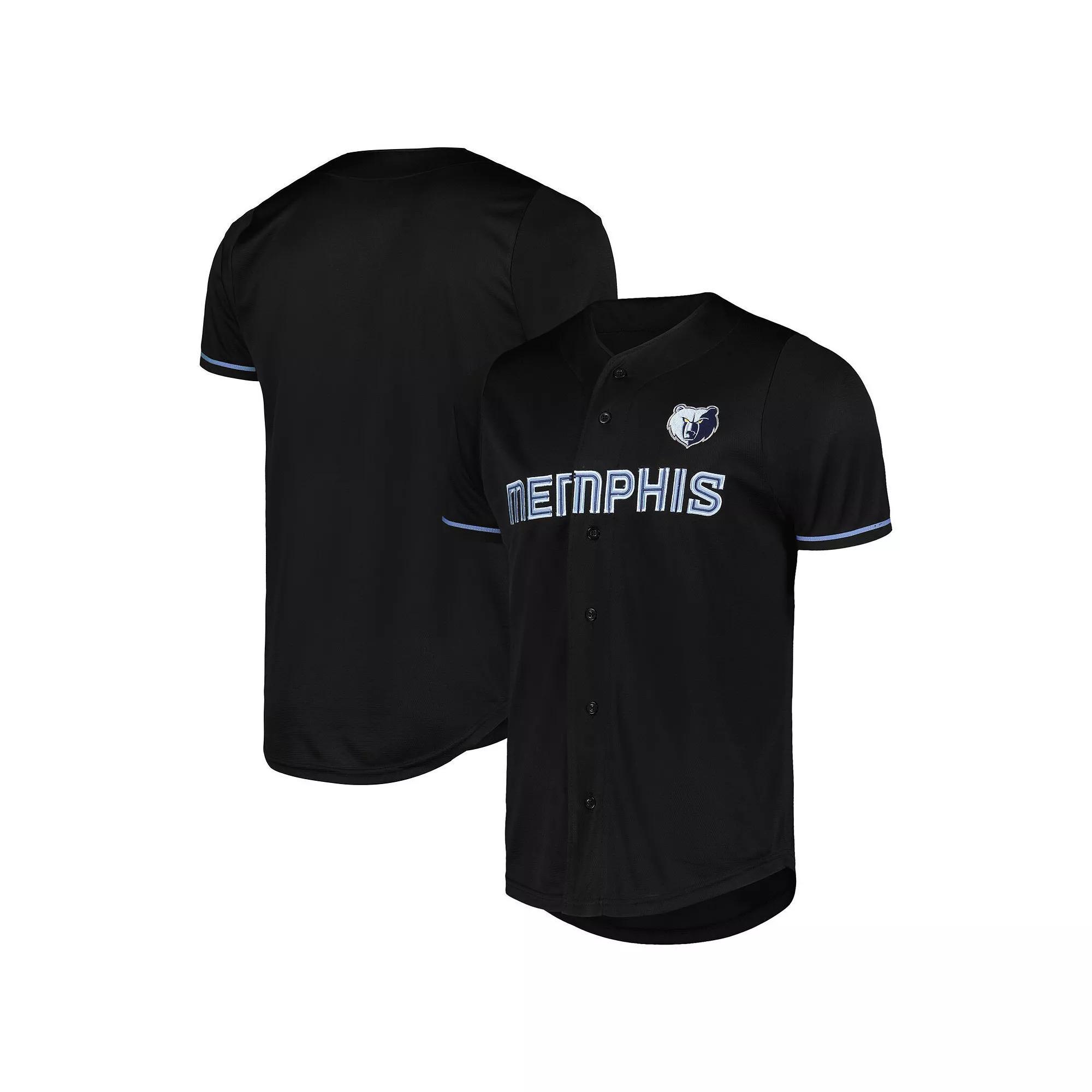 Men's Fanatics Black Memphis Grizzlies Pop Baseball Jersey, Size: Large, Grz Black Product Image